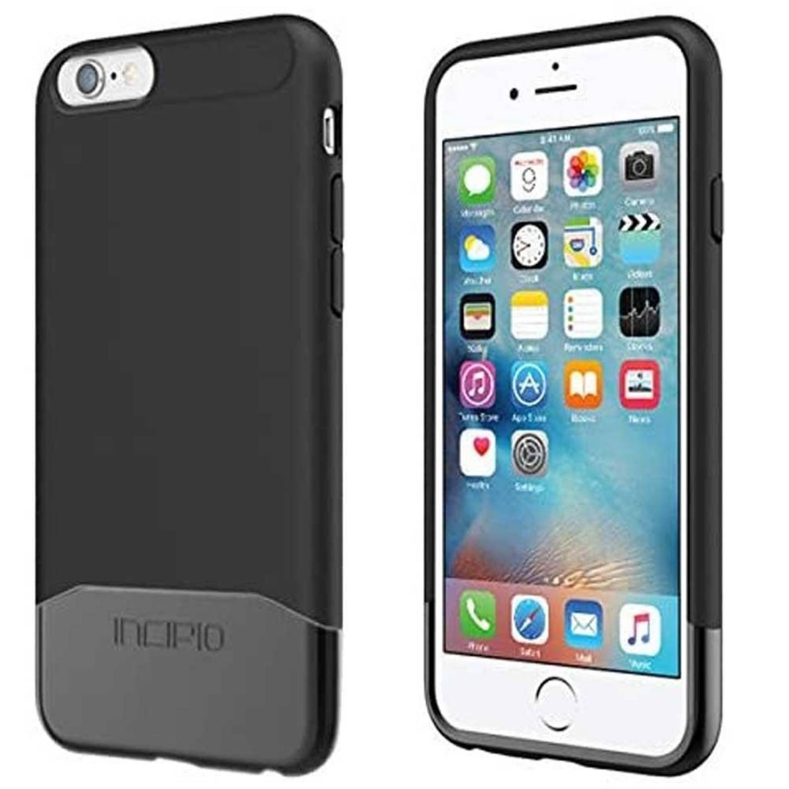 Funda INCIPIO Edge Chrome para iPhone 6 y 6s Negra 
