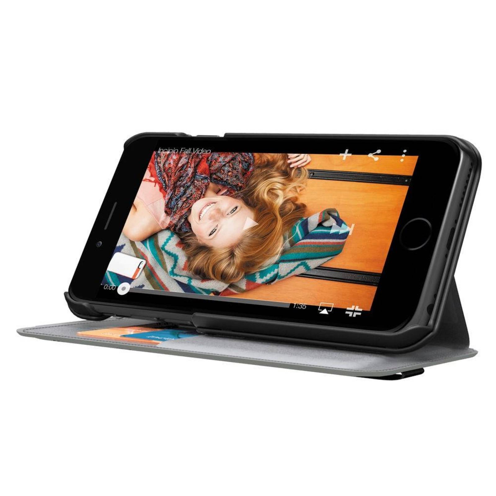 Funda INCIPIO Watson Wallet para iPhone 6 y 6s Cartera Negra