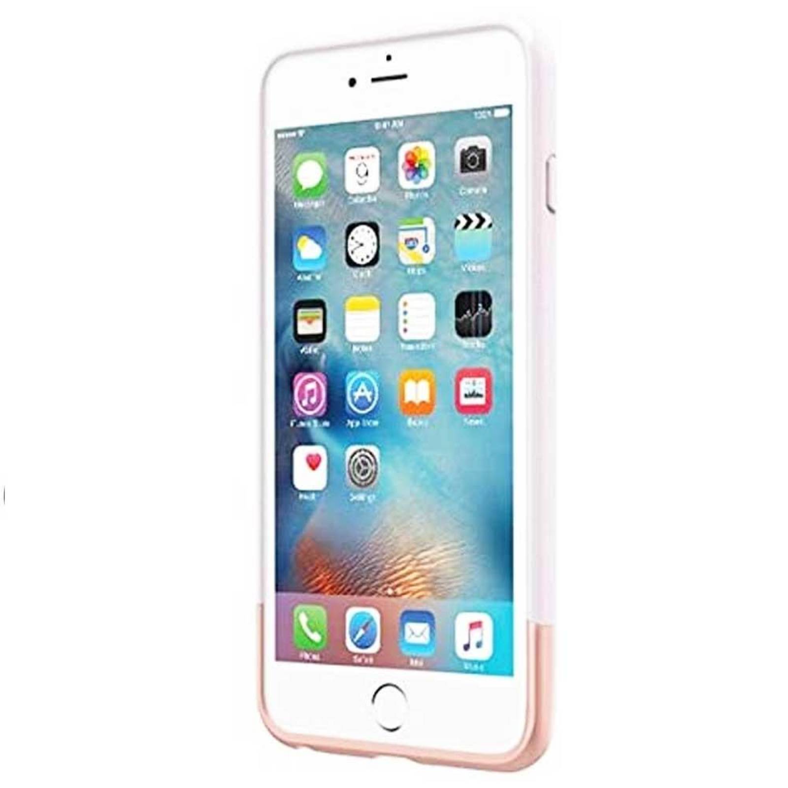 Funda INCIPIO Edge Chrome para iPhone 6 PLUS Blanca Oro 