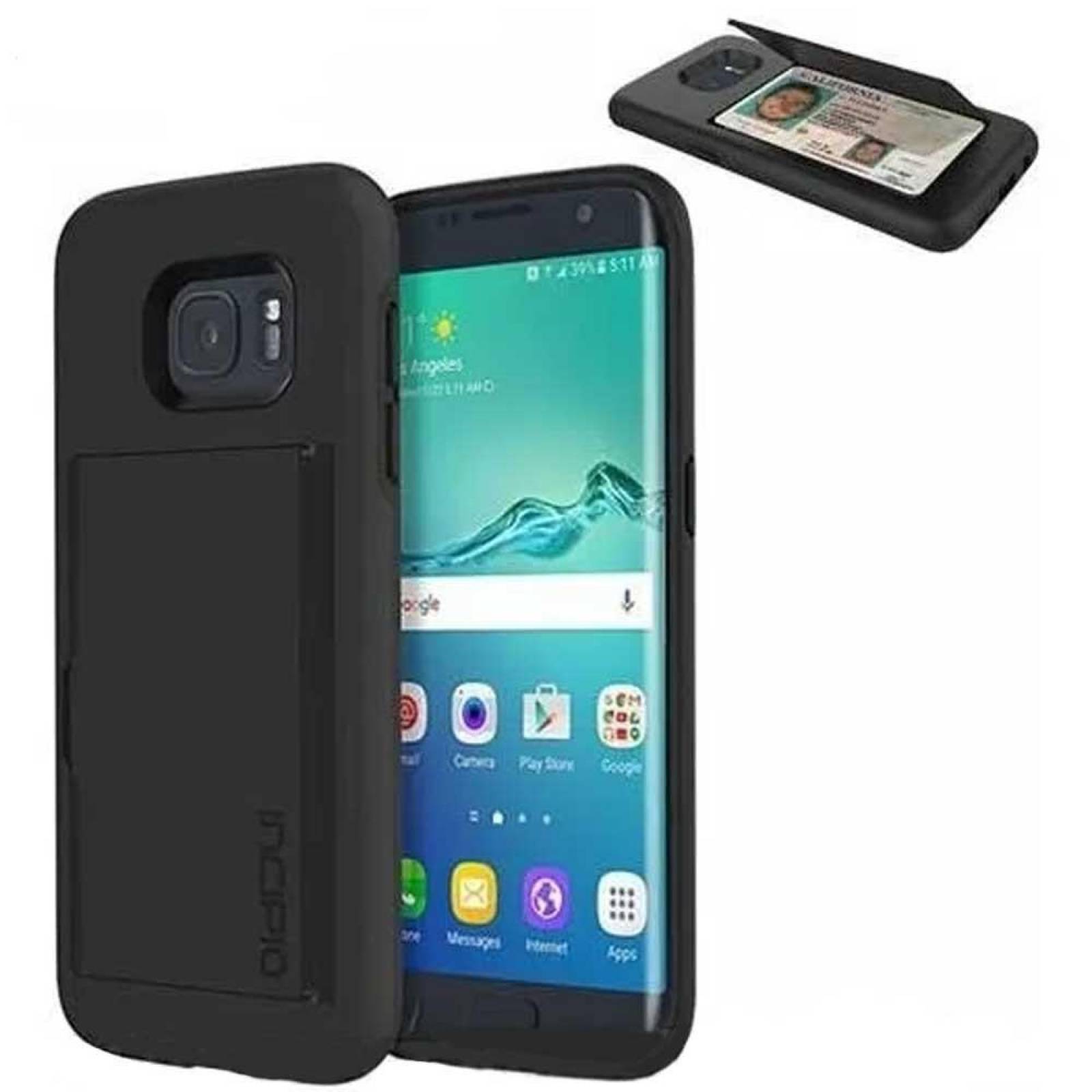 Funda INCIPIO Stowaway para Samsung S7 EDGE negra