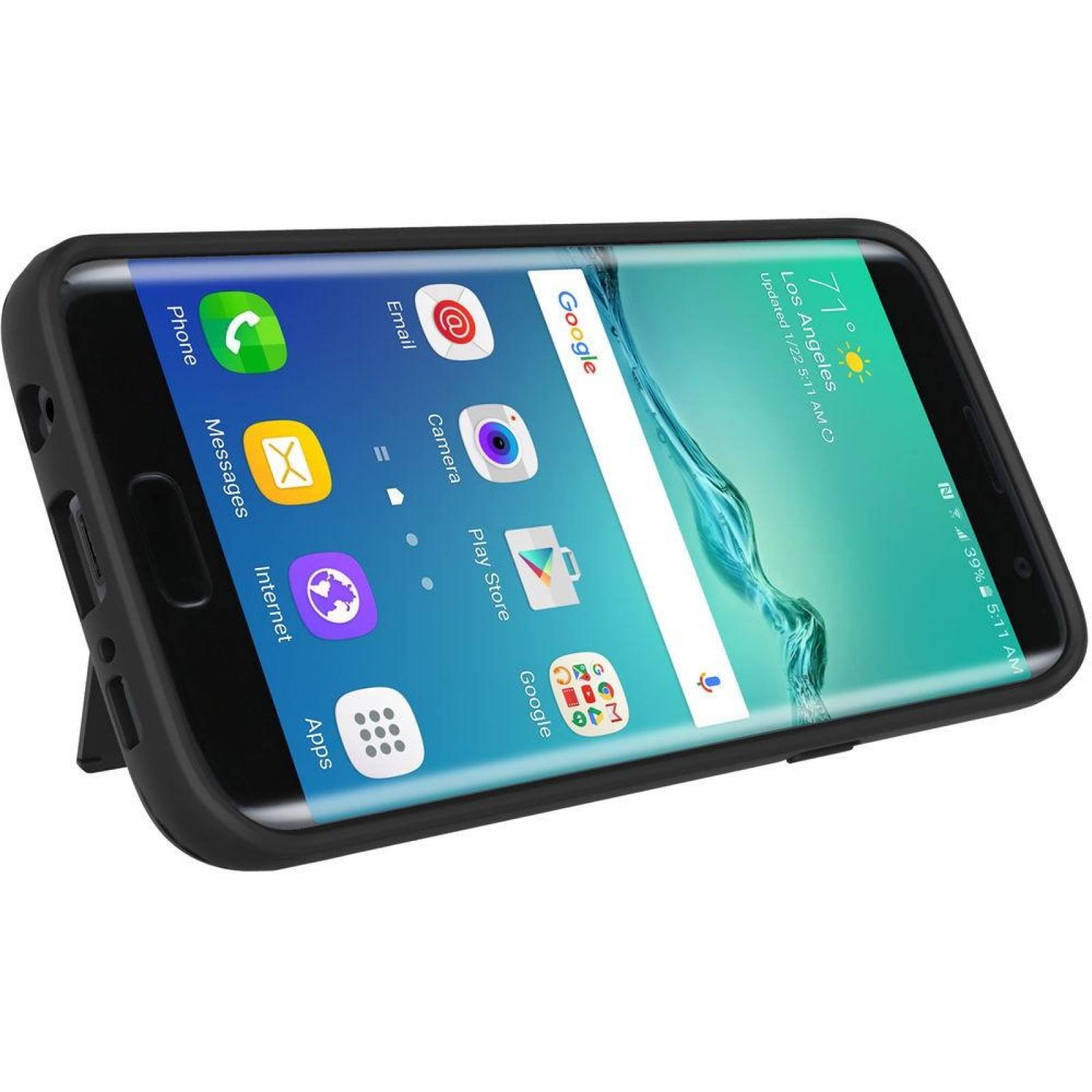 Funda INCIPIO Stowaway para Samsung S7 EDGE negra