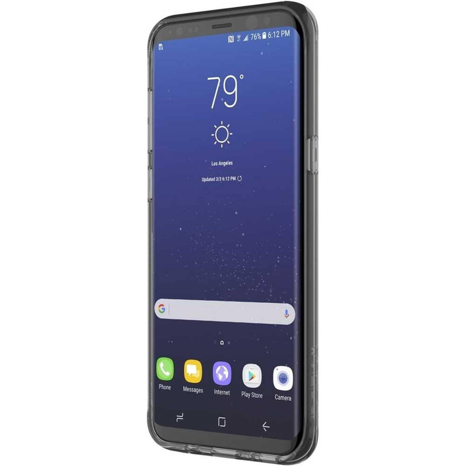 Funda INCIPIO Design para Samsung S8 PLUS Plata Sparkler 