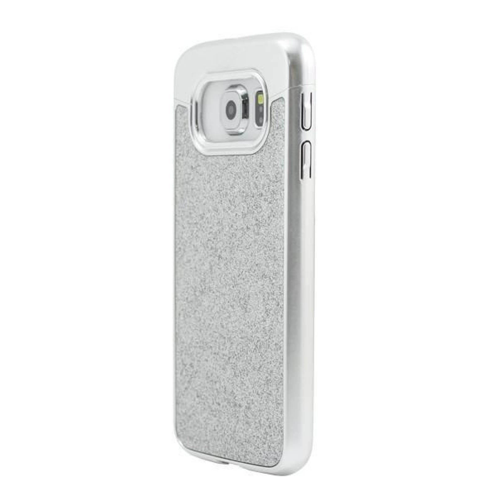 Funda PRODIGEE Sparkle para Samsung S6 Plata 
