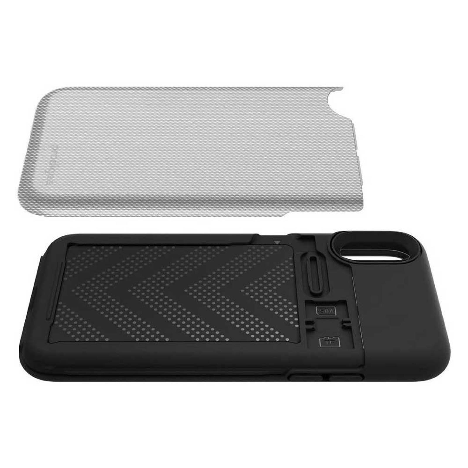Funda PRODIGEE Undercover para iPhone X y Xs Plata