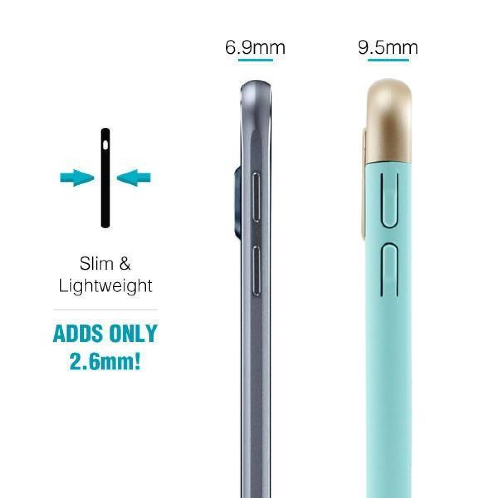 Funda PRODIGEE Accent para Samsung S6 Aqua Dorado 