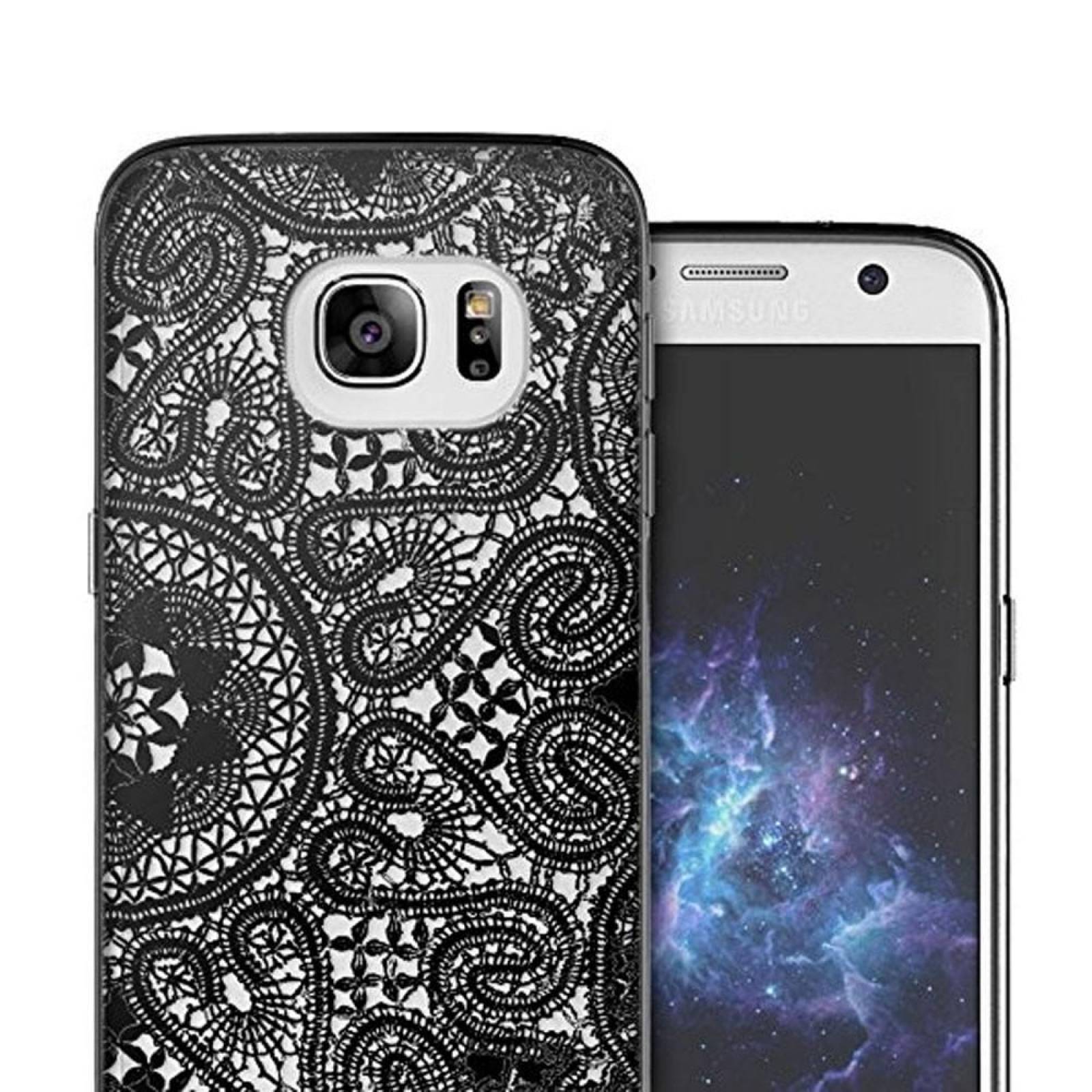 Funda PRODIGEE Lace para Samsung S7 EDGE Negra 
