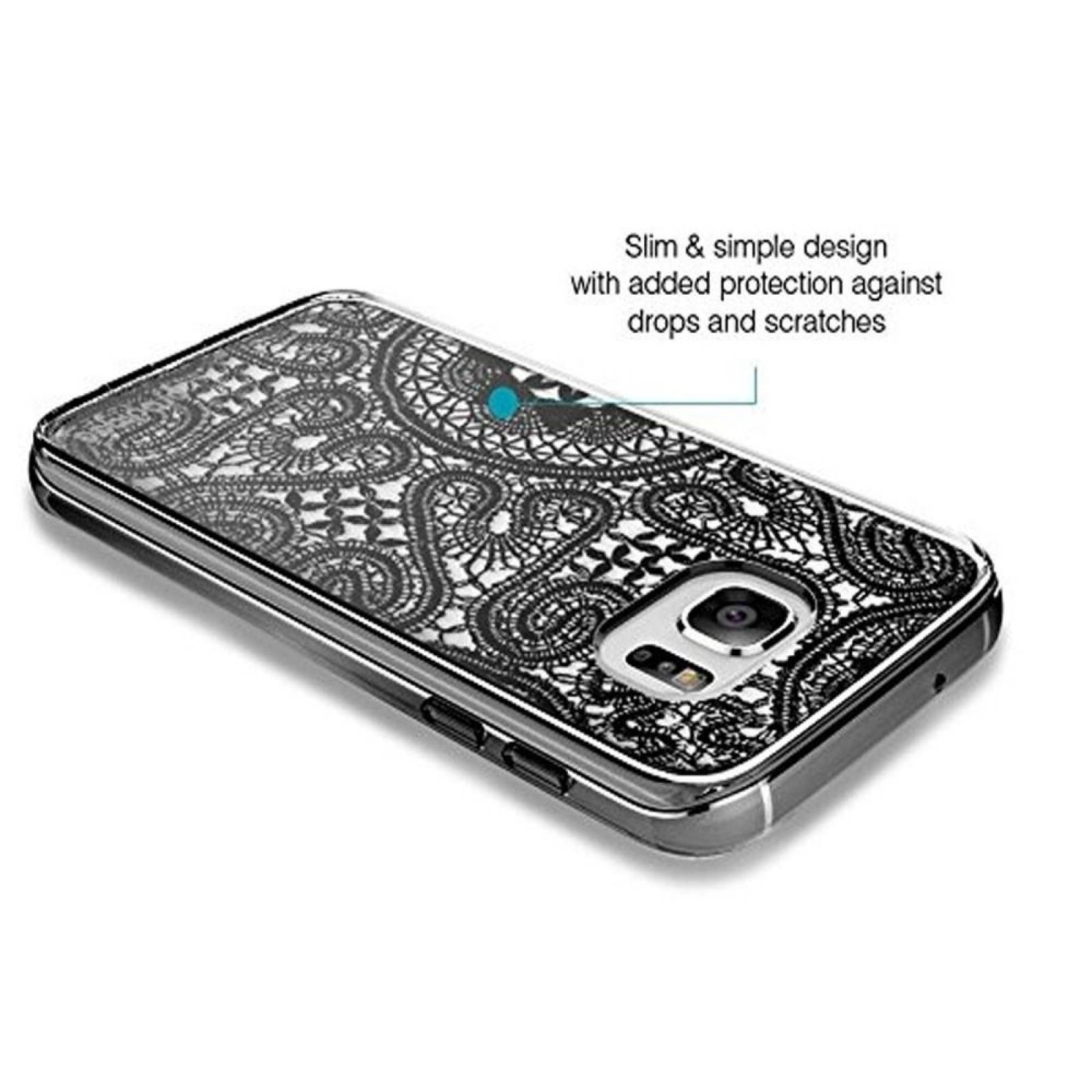 Funda PRODIGEE Lace para Samsung S7 EDGE Negra 