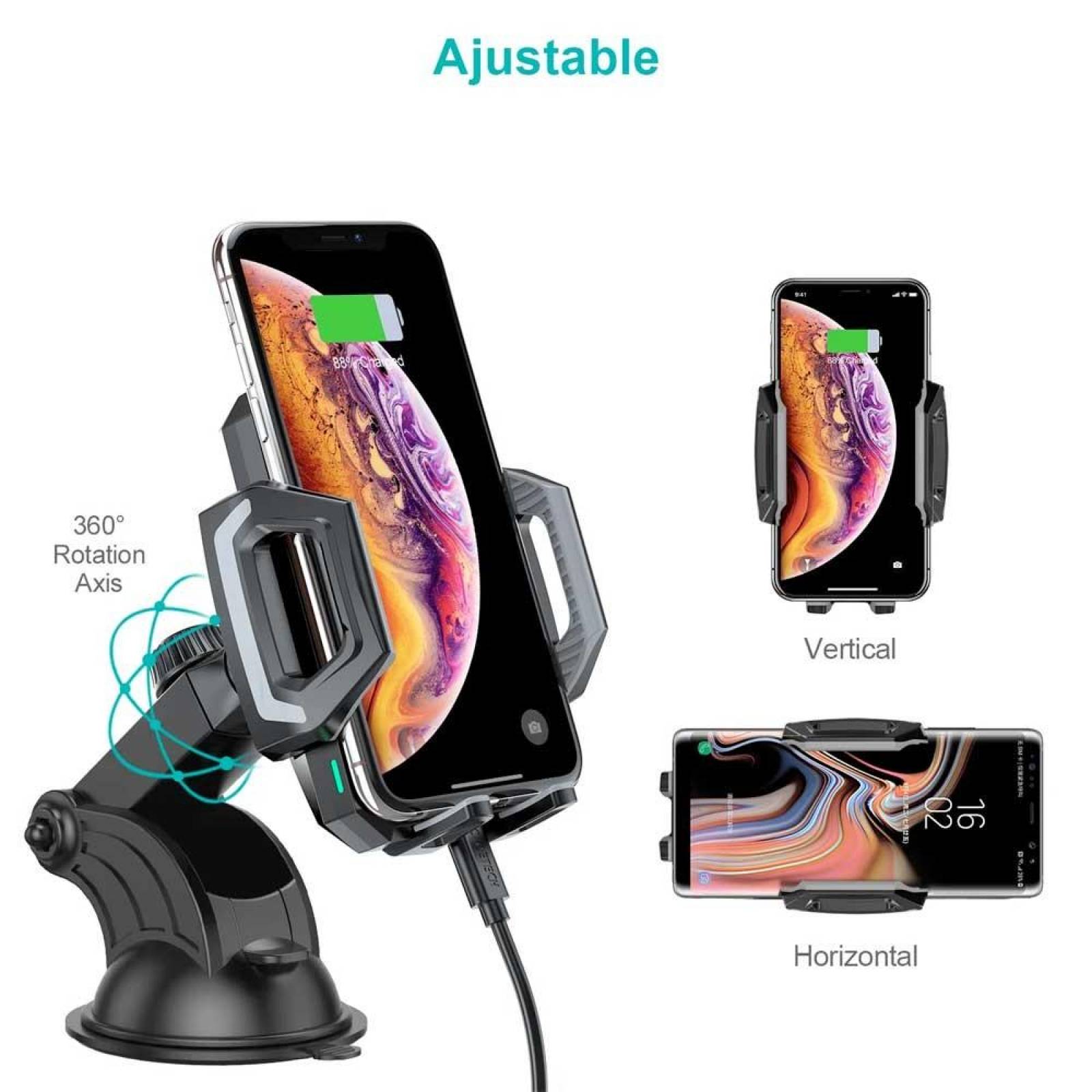 Soporte y cargador inalambrico CHOETECH Universal 10w 