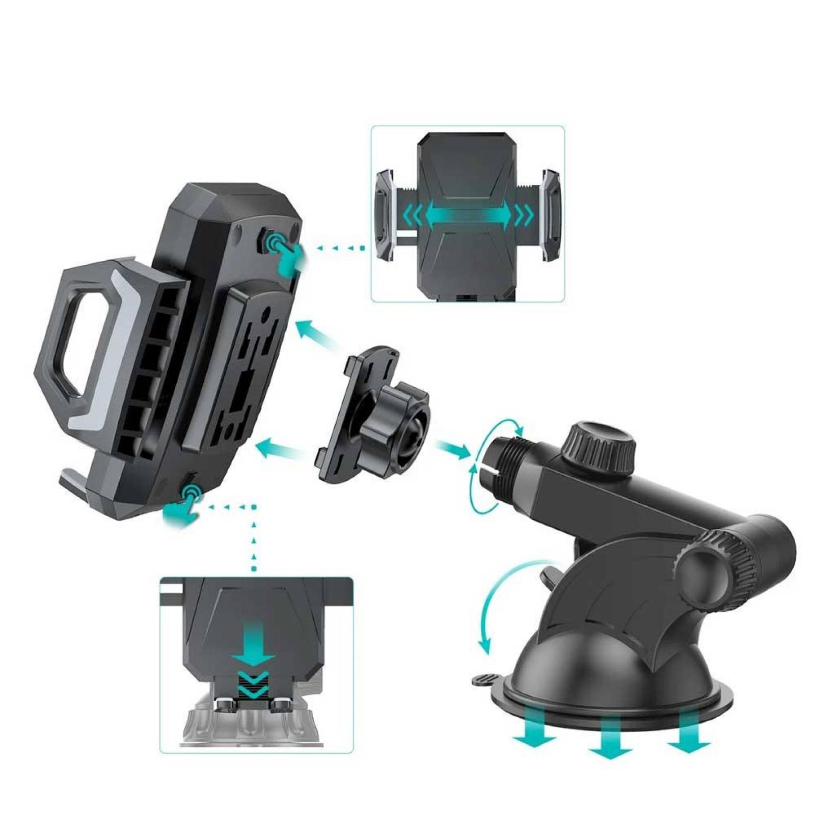 Soporte y cargador inalambrico CHOETECH Universal 10w 