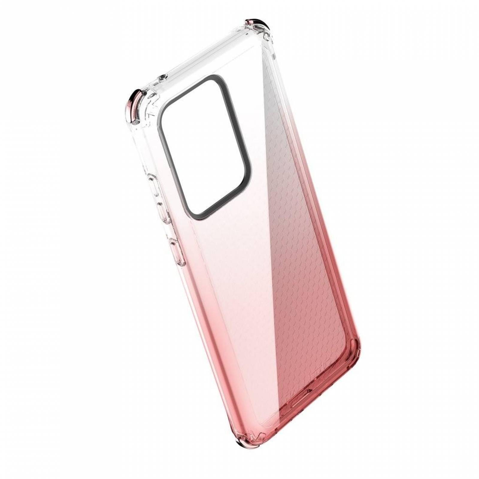 . Funda BALLISTIC Jewel para Samsung S20 ULTRA Rosa Transp protector uso rudo 