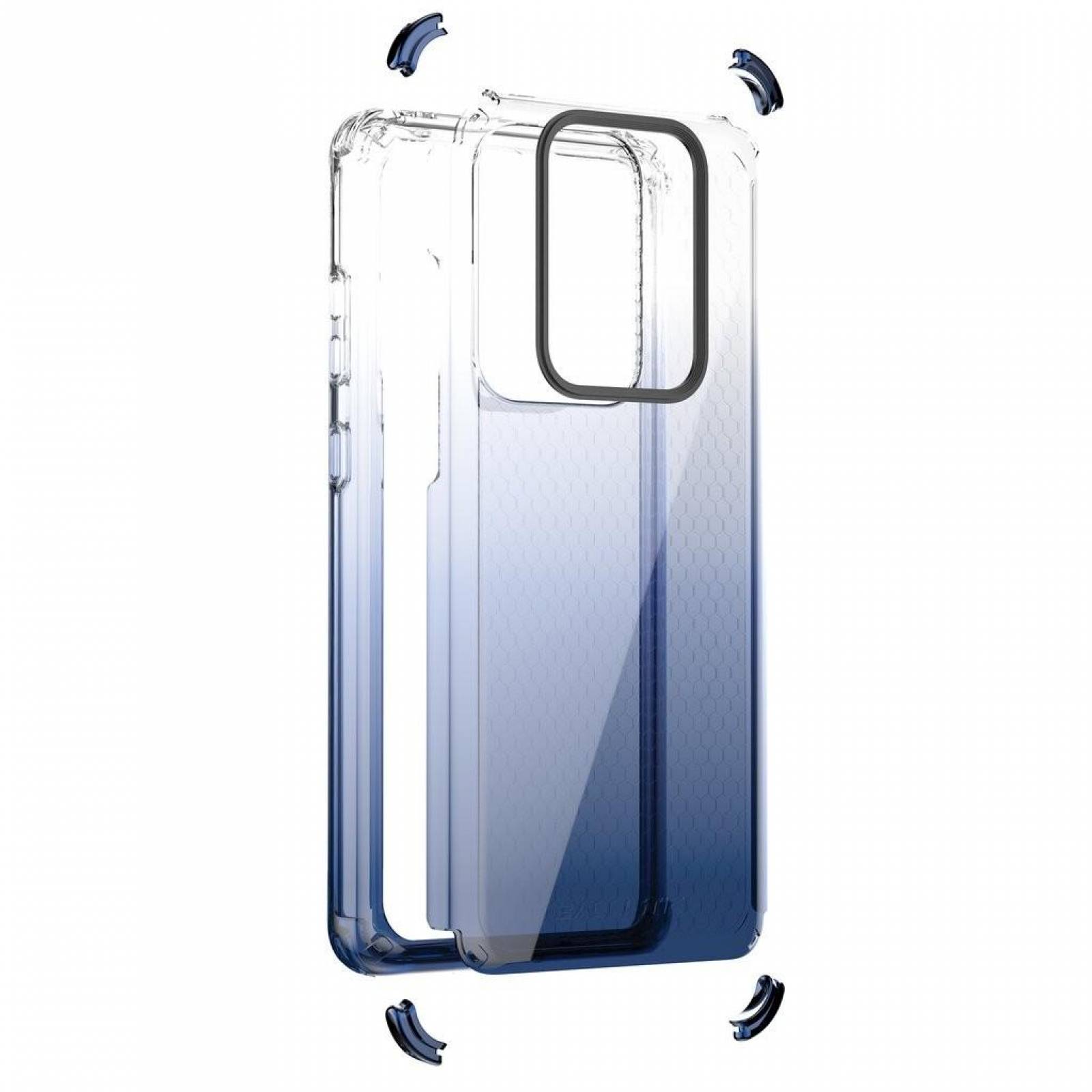 Funda BALLISTIC Jewel para Samsung S20 PLUS Azul Transp protector