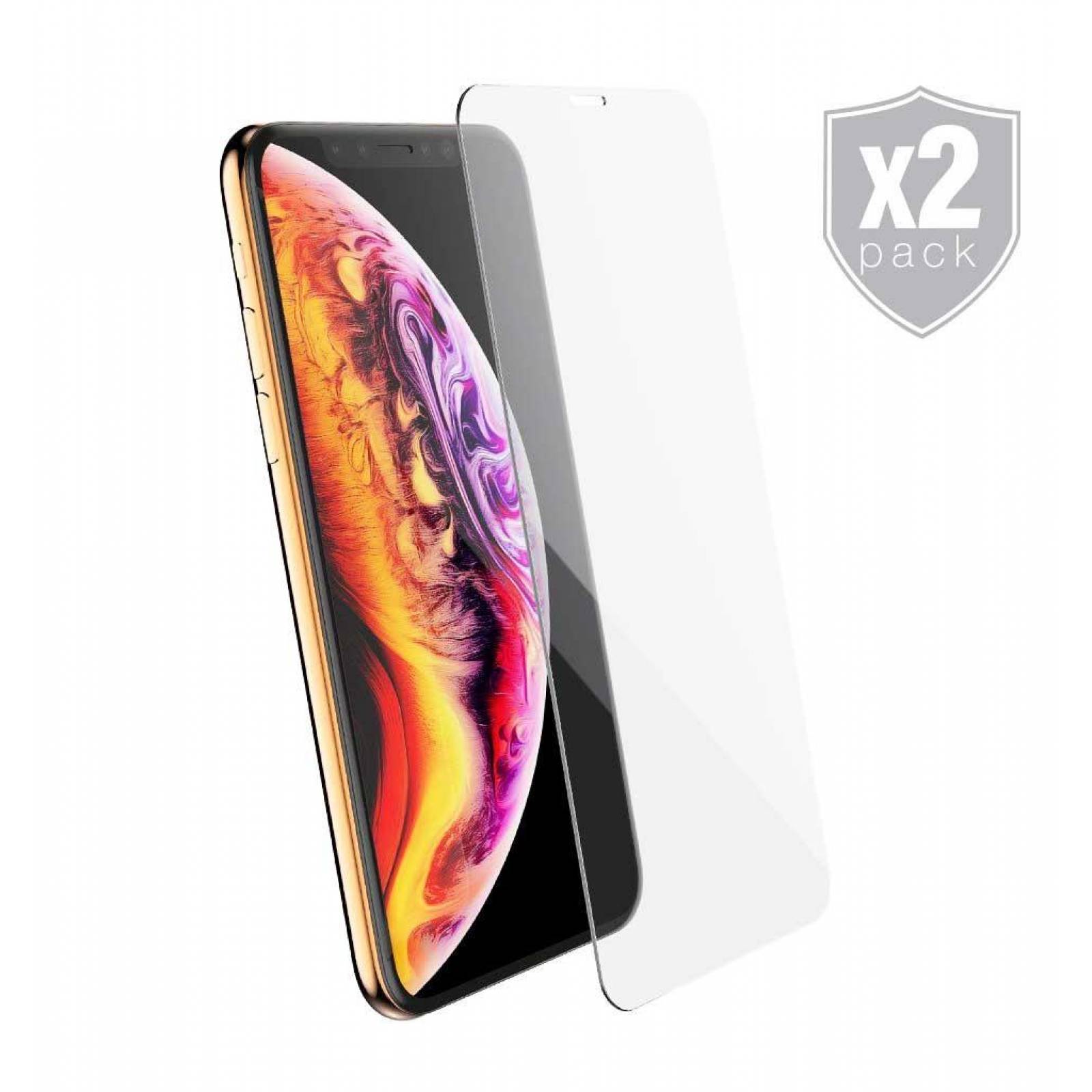 Mica Vidrio BALLISTIC para iPhone 11 PRO e iPhone X y Xs (2pack) Protectora de pantalla