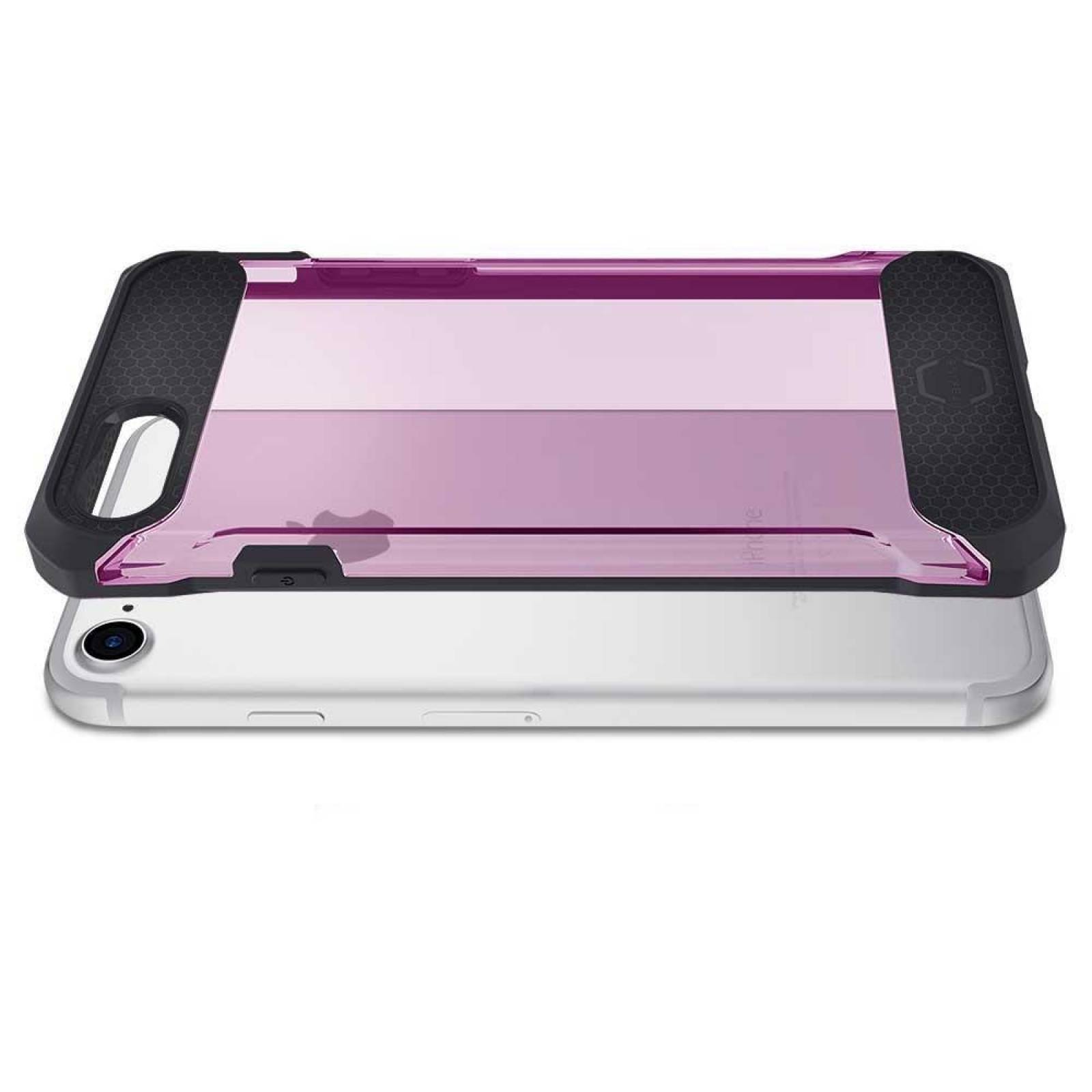 . Funda ITSKINS Spina para iPhone 8 PLUS y 7 PLUS Rosa Translucida 