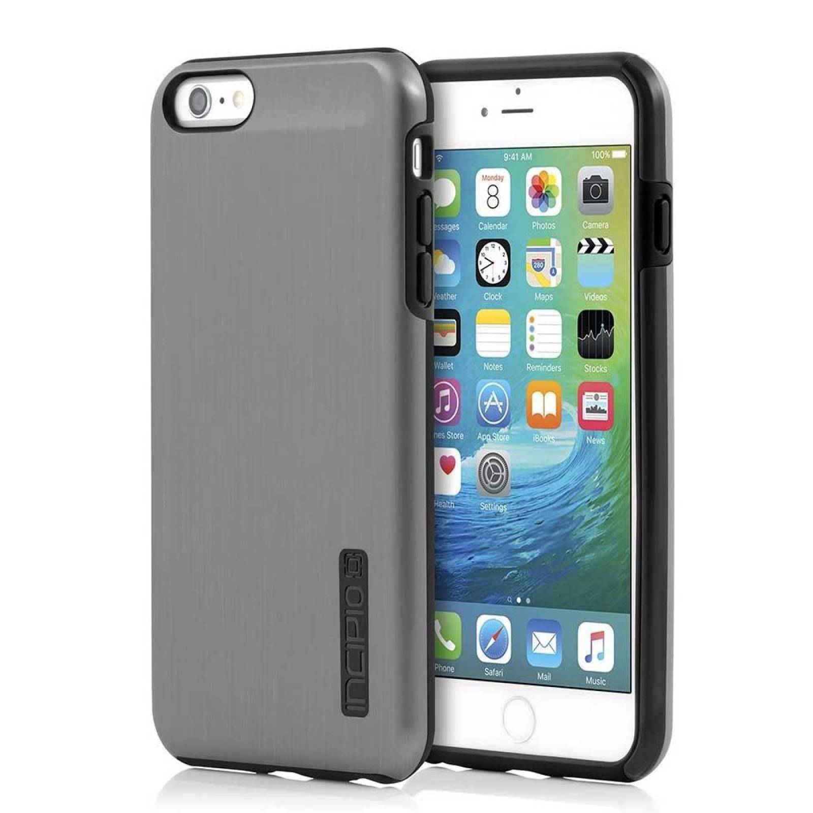 Funda INCIPIO DualPro Shine para iPhone 6 PLUS Gris P Negro 