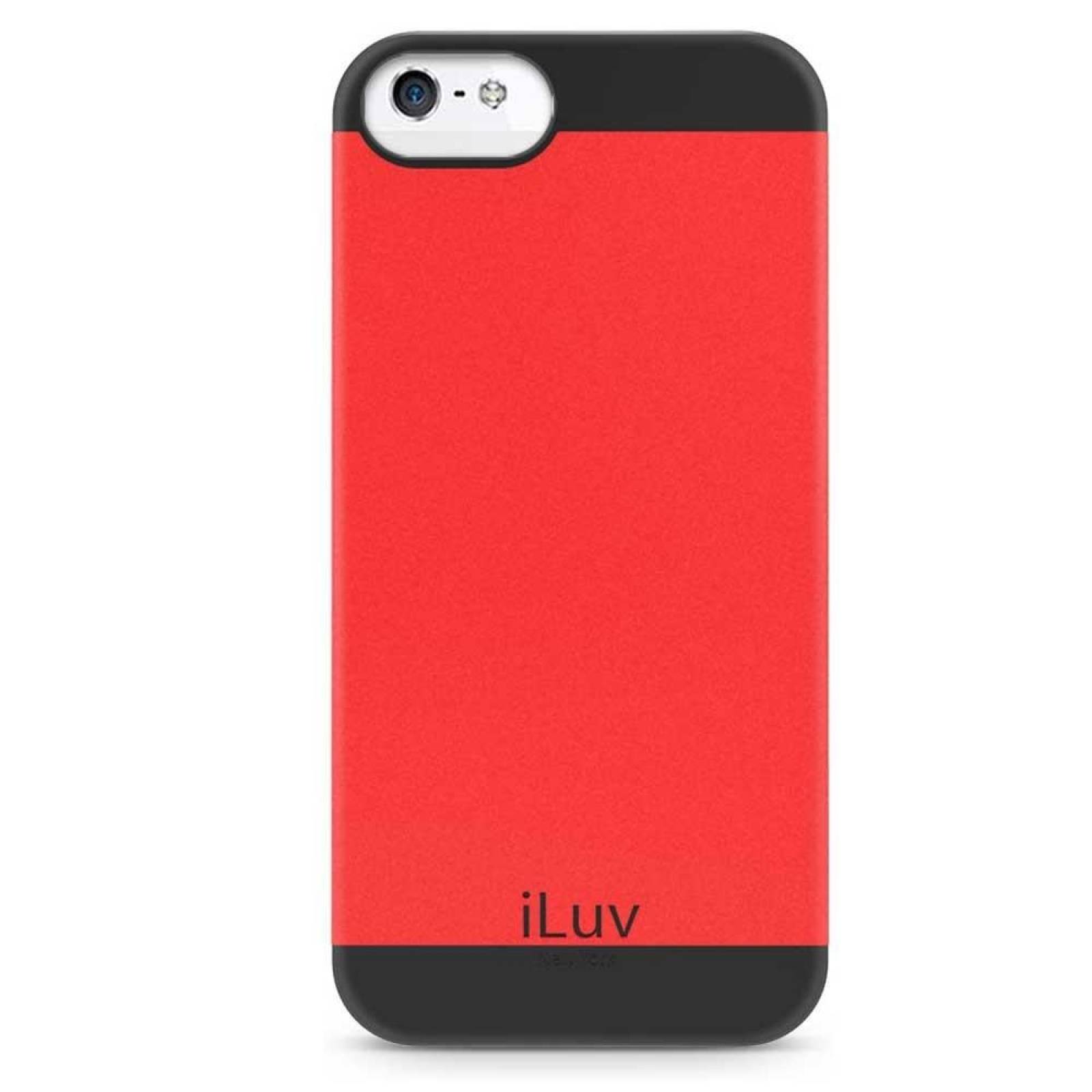 Funda ILUV FlightFit Roja para iPhone SE 2016 iPhone 5s y 5 