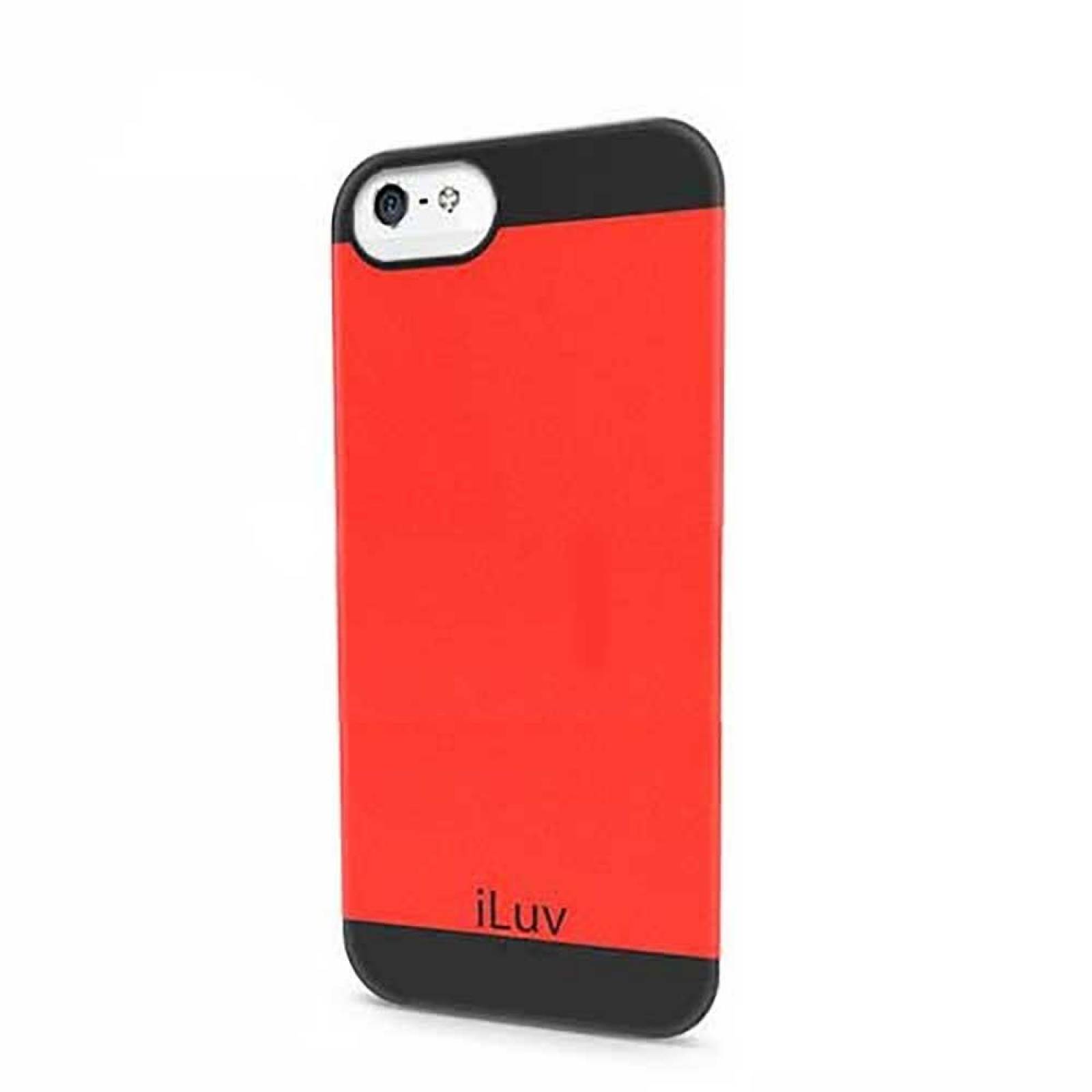 Funda ILUV FlightFit Roja para iPhone SE 2016 iPhone 5s y 5 