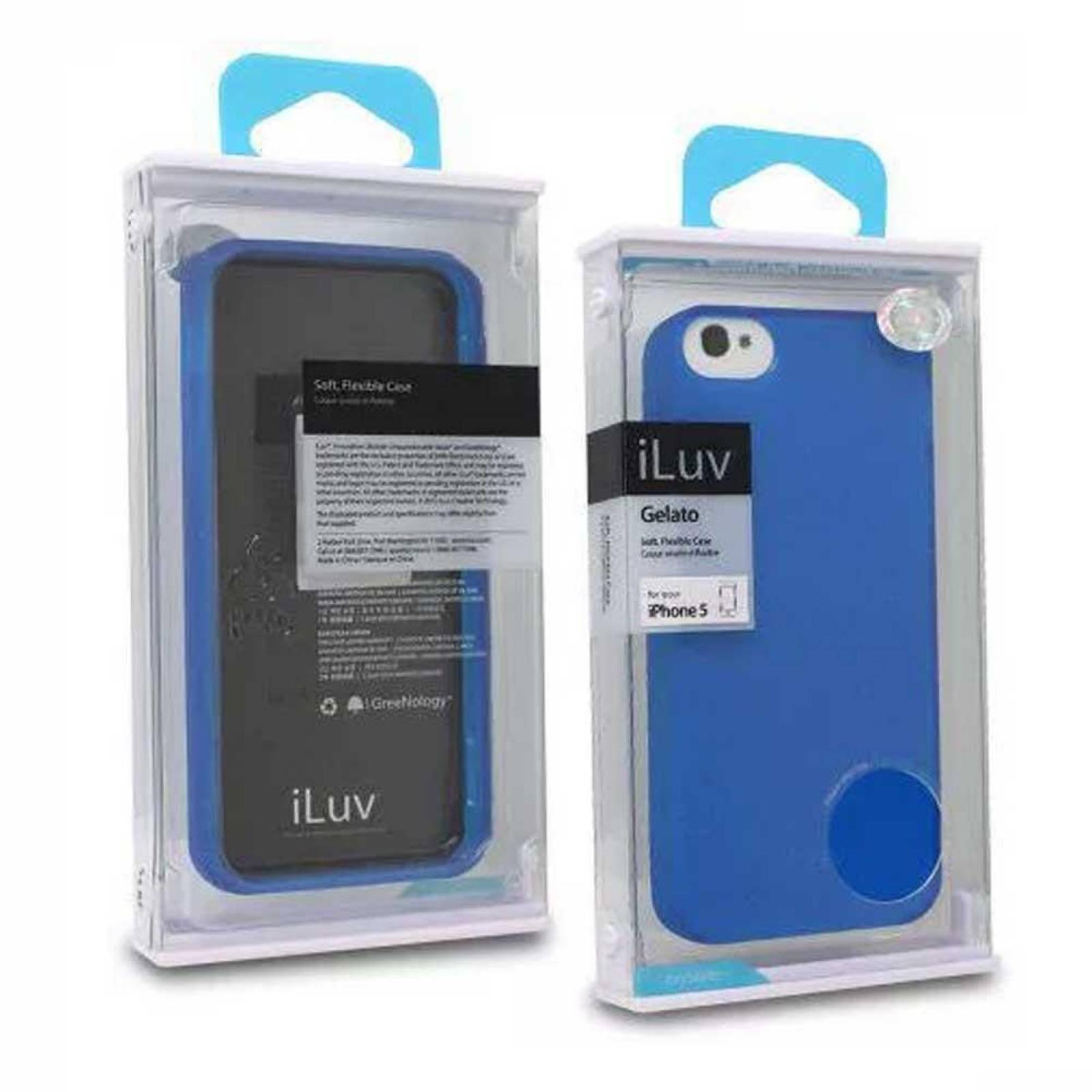 Funda ILUV Gelato Azul para iPhone SE 2016 iPhone 5s y 5 TPU 
