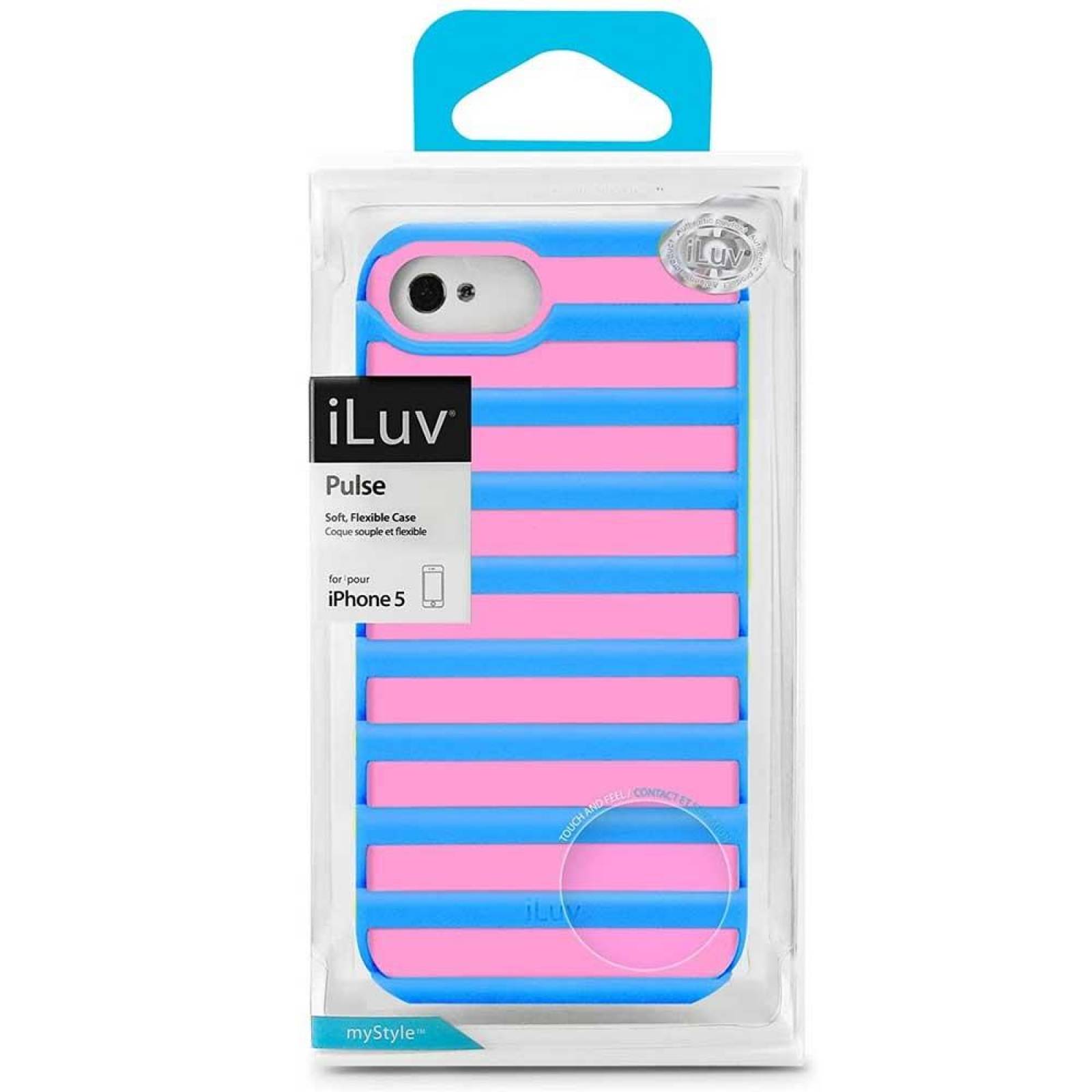 Funda ILUV Pulse para iPhone SE 2016 iPhone 5s y 5 Rosa Azul 
