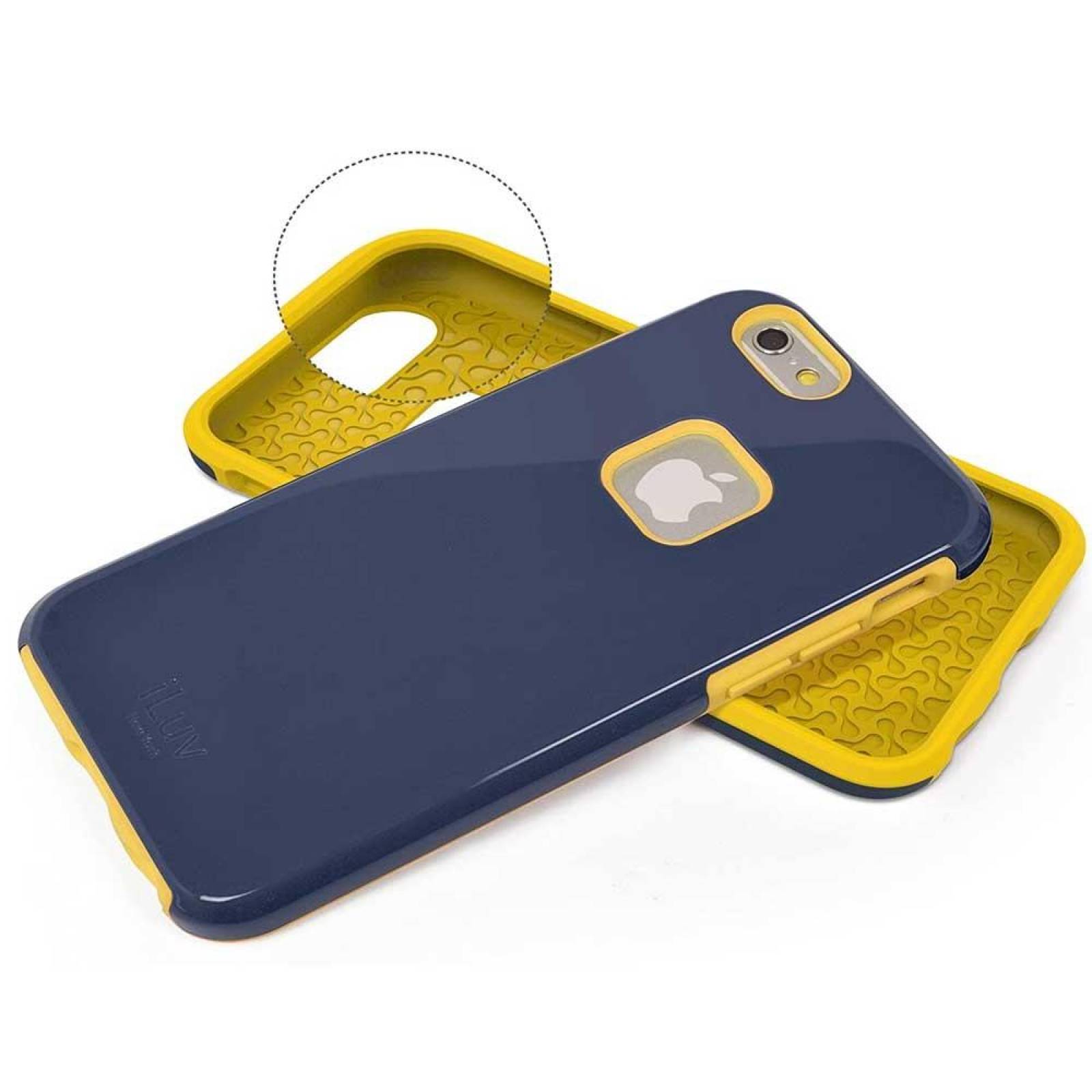 Funda ILUV Regatta para iPhone 6 PLUS Azul Amarillo 