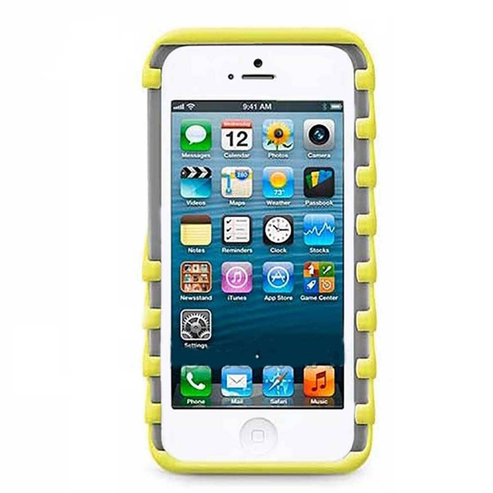 Funda ILUV Pulse para iPhone SE 2016 iPhone 5s y 5 Amarillo Gris 