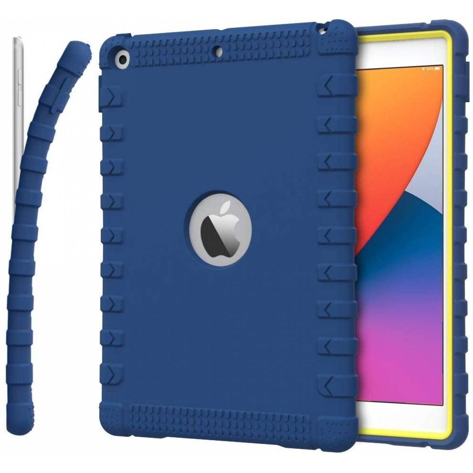 . Funda MOKO para iPad 8 e iPad 7 Azul alta proteccion A2270 A2428 A2429 A2430 A2197 A2200 A2198