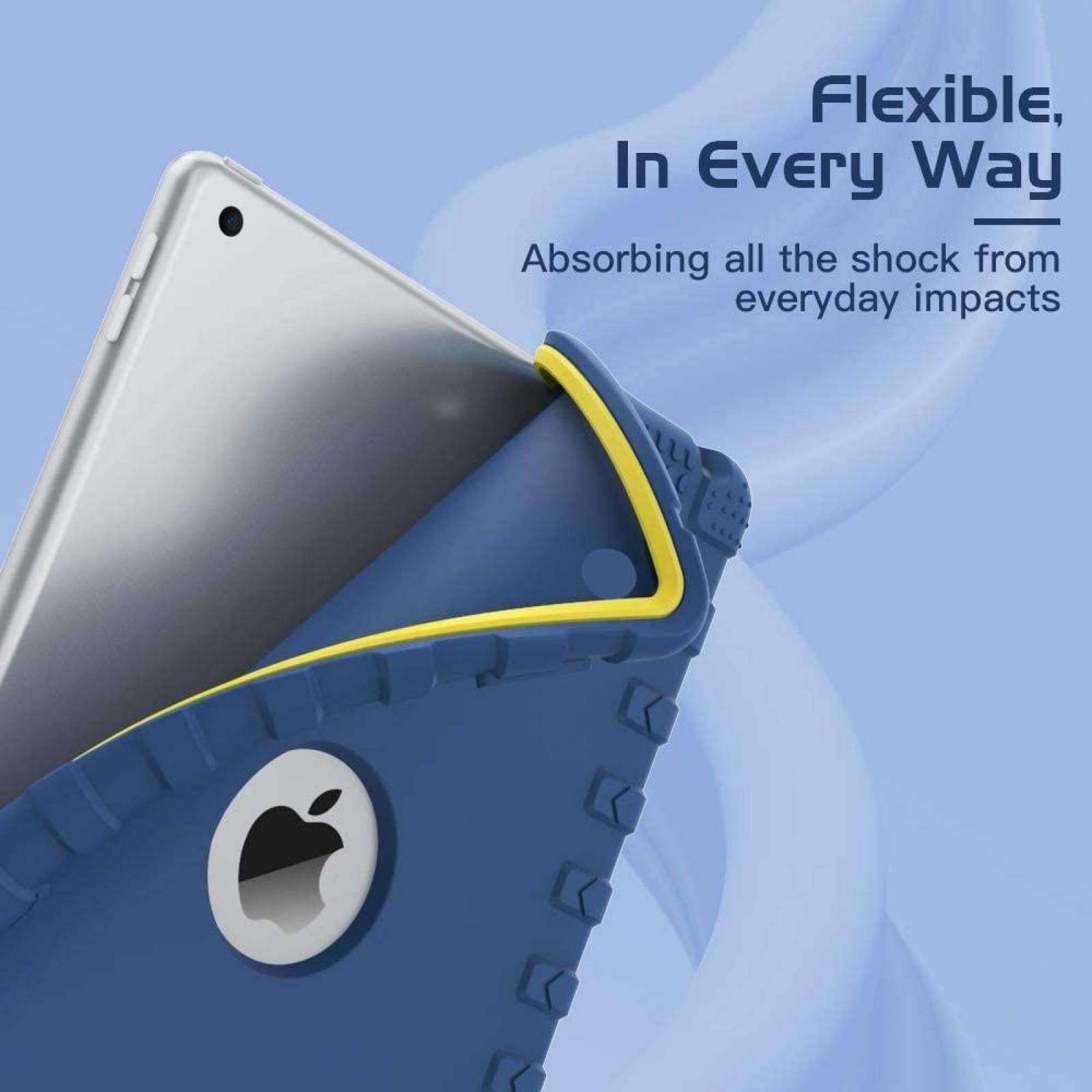 . Funda MOKO para iPad 8 e iPad 7 Azul alta proteccion A2270 A2428 A2429 A2430 A2197 A2200 A2198