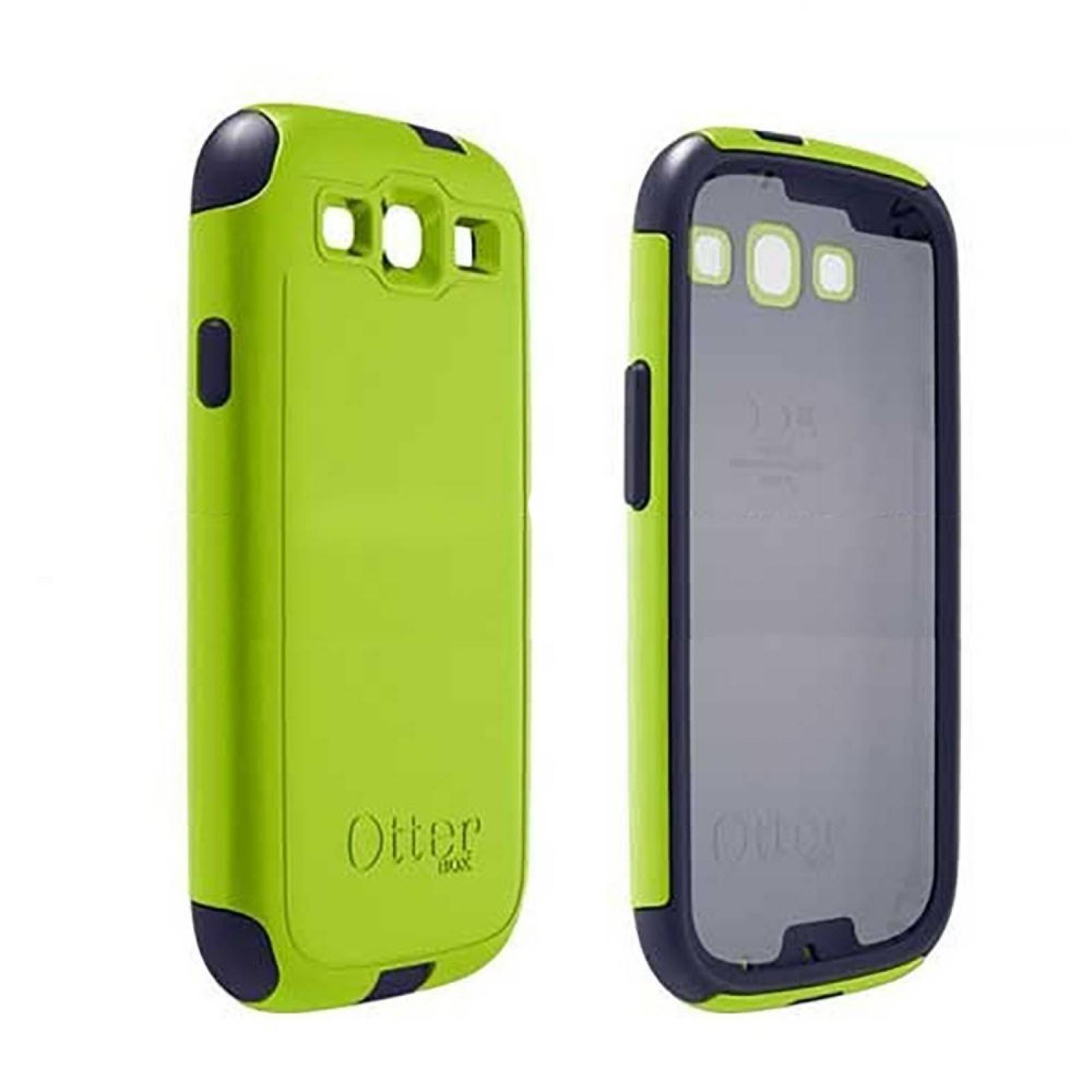 . Funda OTTERBOX Commuter para Samsung S3 Protector Verde Azul 