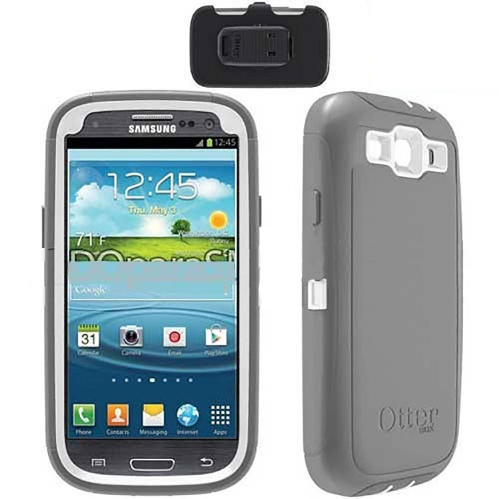 . Funda OTTERBOX Defender para Samsung S3 Gris Blanco 