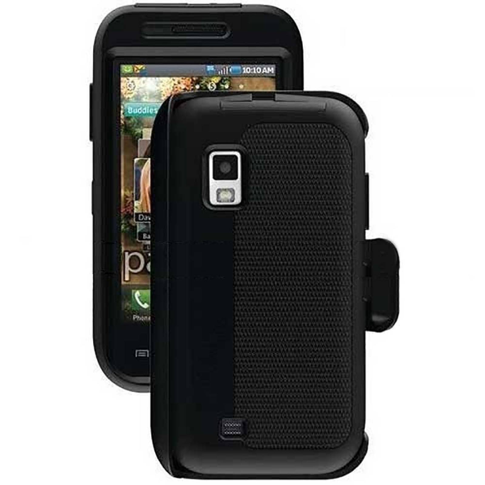 . Funda OTTERBOX Defender para Samsung i500 Fascinate Negra Uso Rudo con Clip 