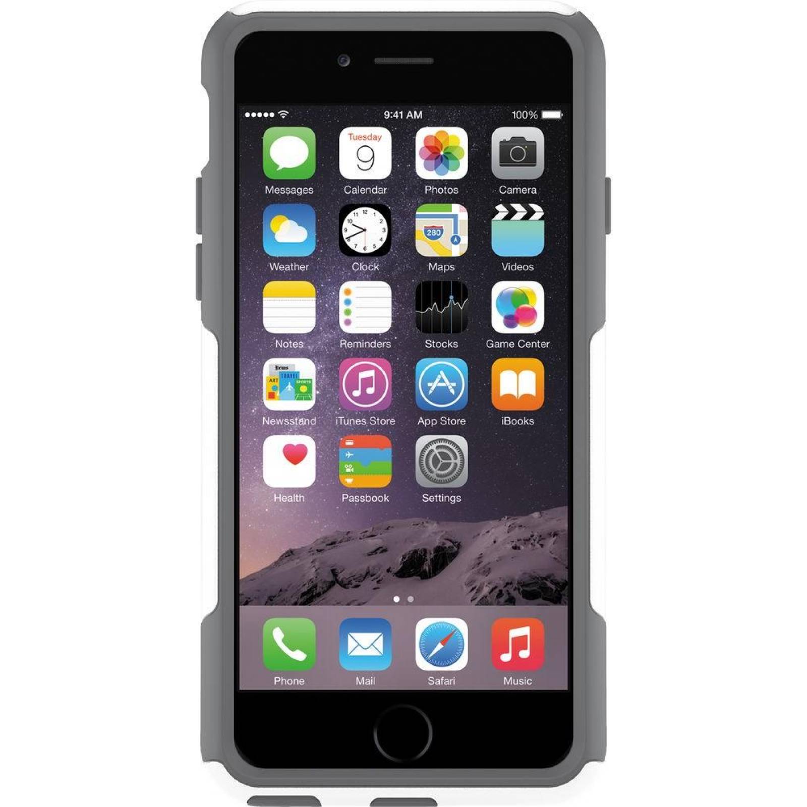 . Funda OTTERBOX Commuter para iPhone 6 PLUS Blanco Gris 