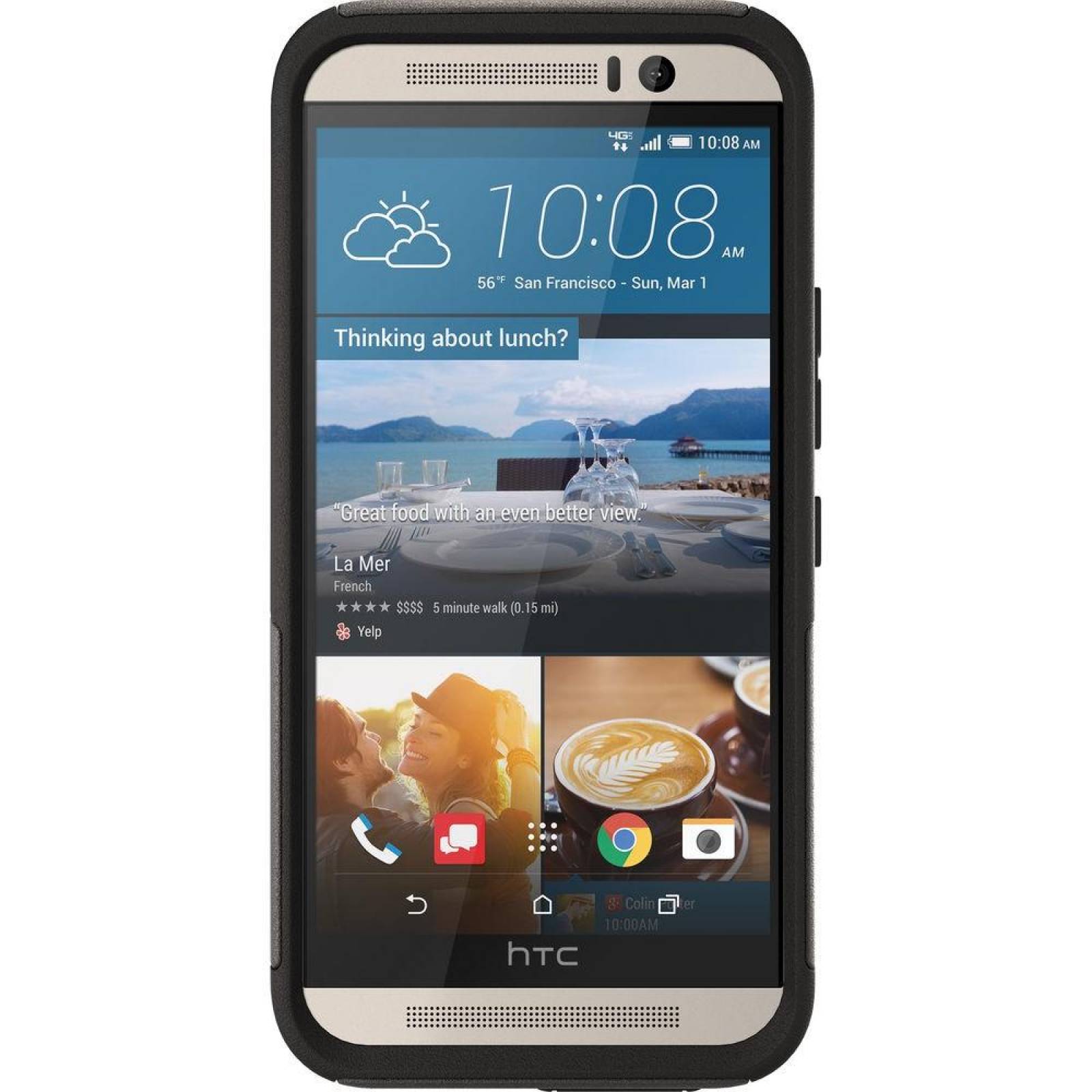 . Funda OTTERBOX Commuter para HTC One M9 Negra