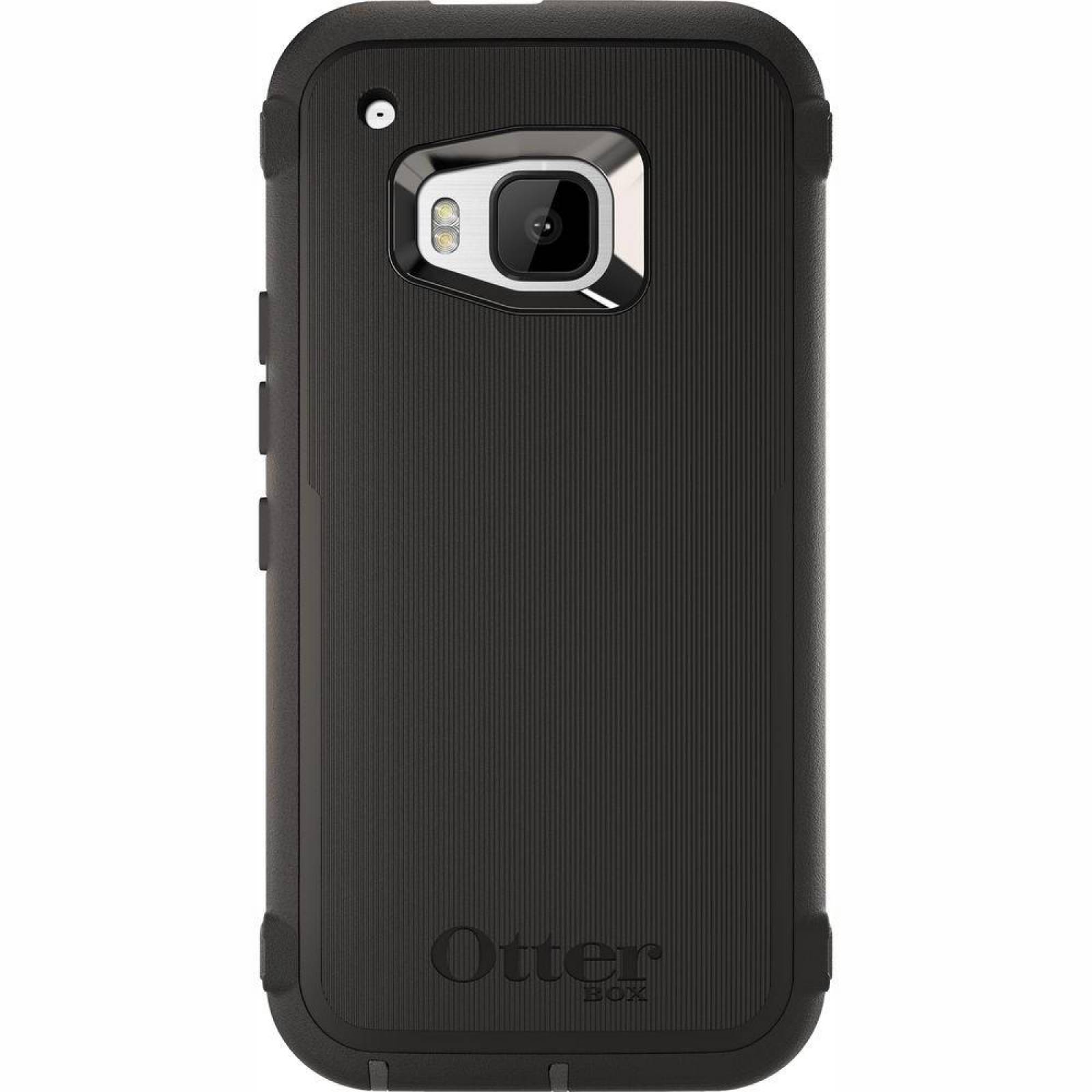 . Funda OTTERBOX Defender para HTC One M9 Negra Clip Giratorio estuche uso rudo