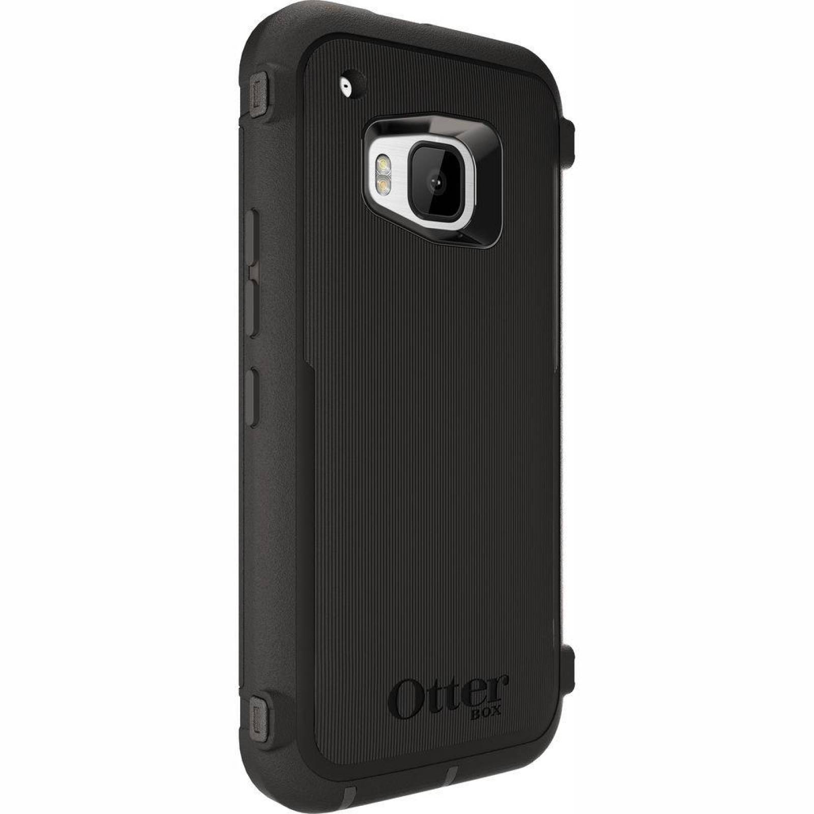 . Funda OTTERBOX Defender para HTC One M9 Negra Clip Giratorio estuche uso rudo