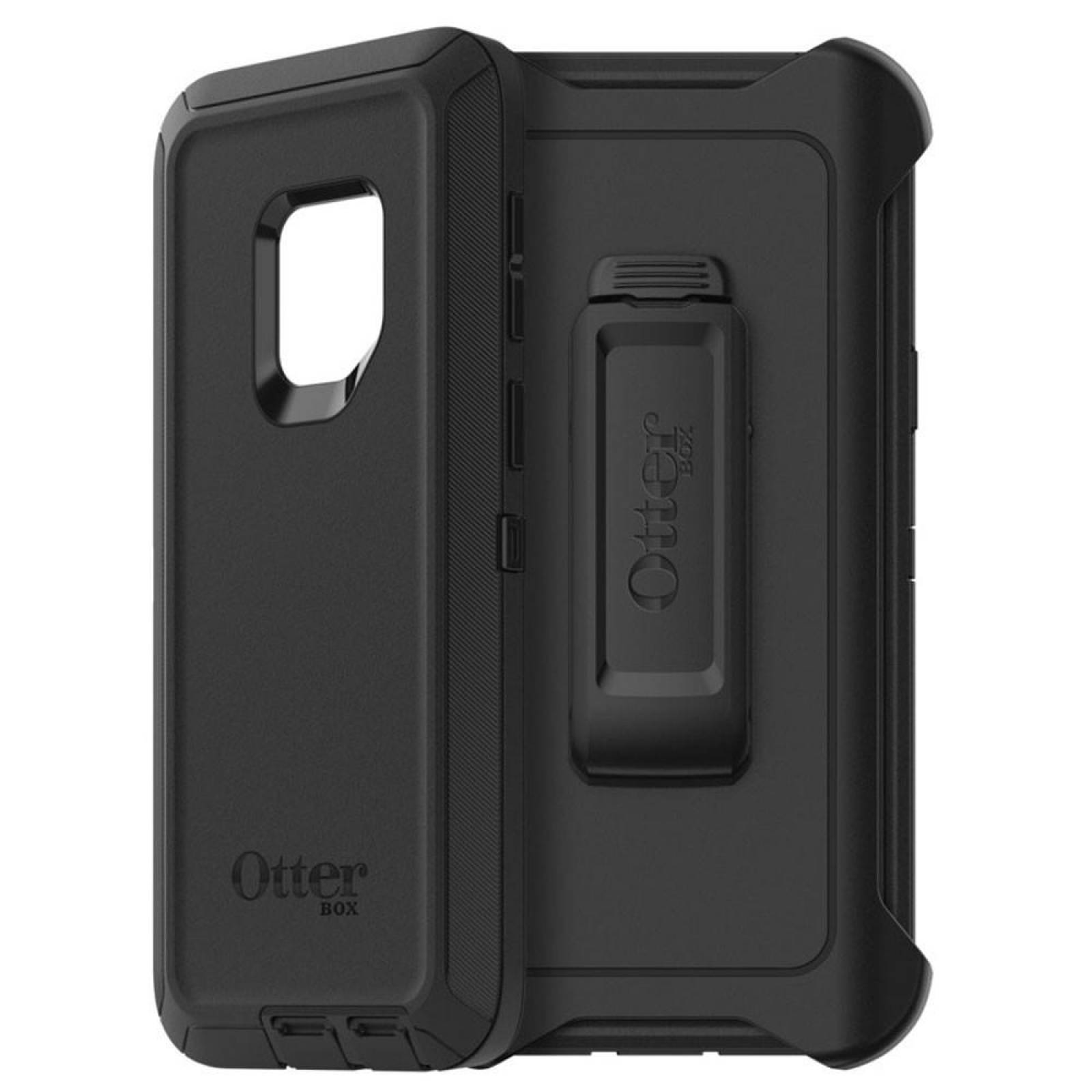 . Funda OTTERBOX Defender para Samsung S9 NEGRA Uso Rudo con Clip giratorio 