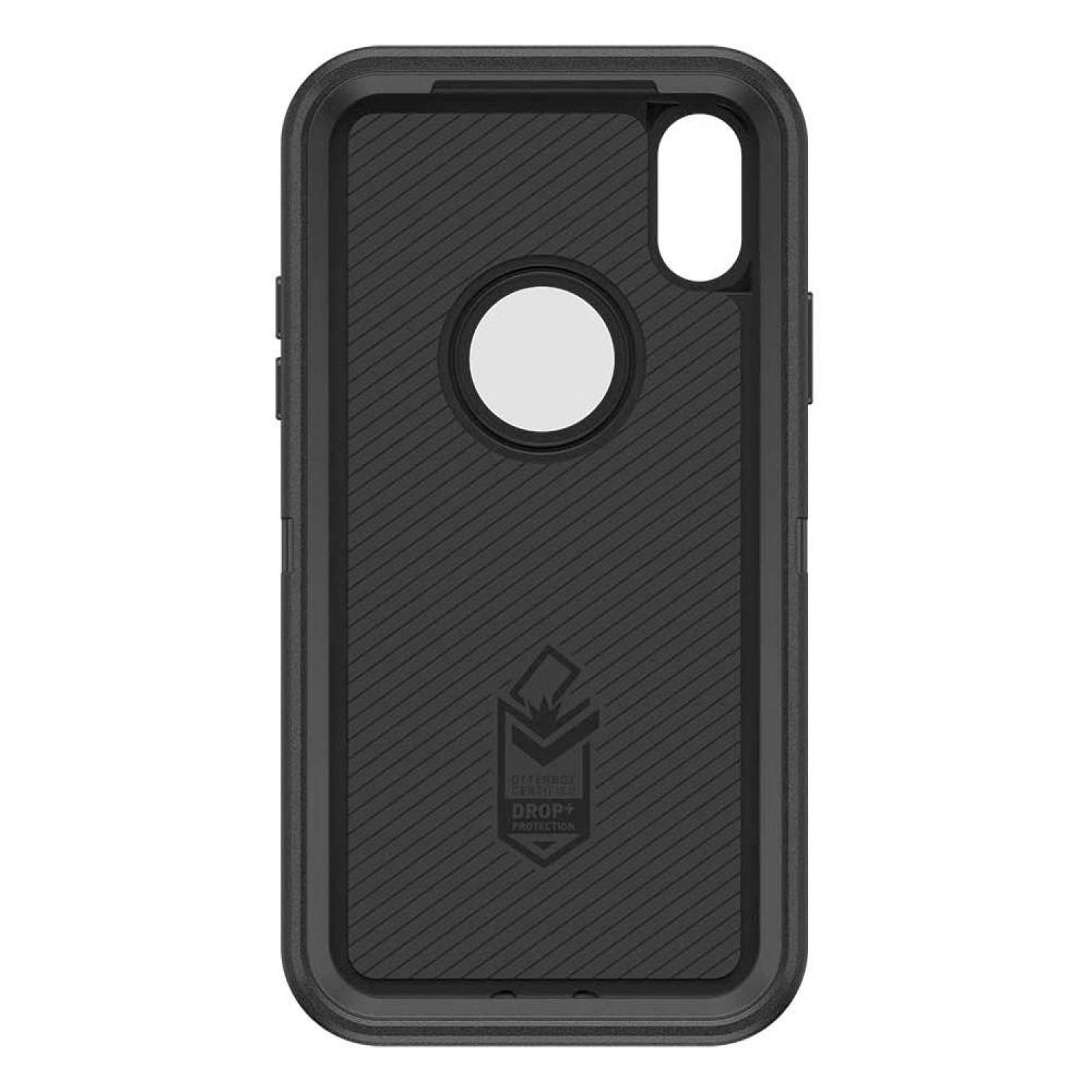 . Funda OTTERBOX Defender para iPhone X y Xs NEGRA Uso Rudo con Clip giratorio 