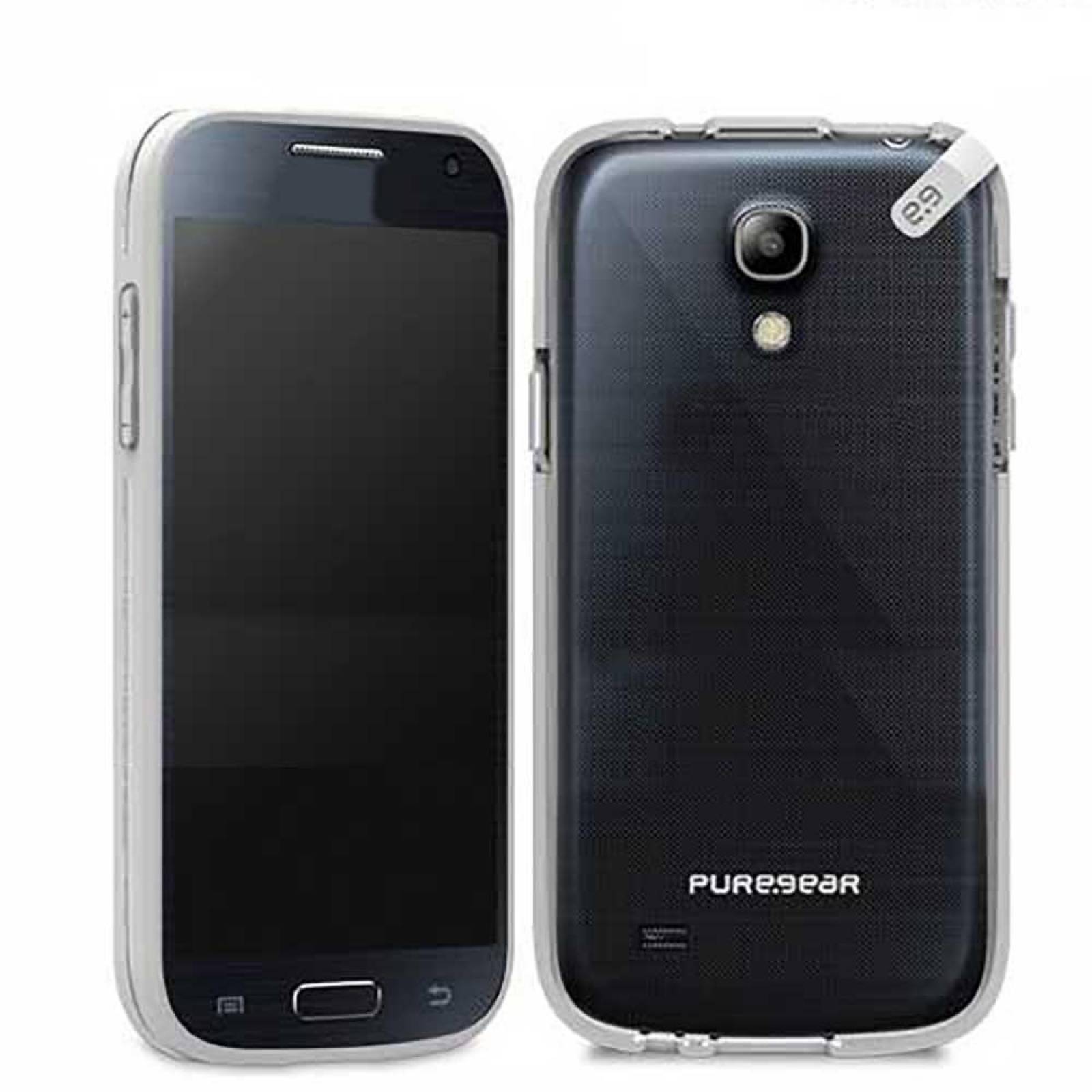 . Funda PUREGEAR Slimshell para Samsung S4 MINI Tran Gris