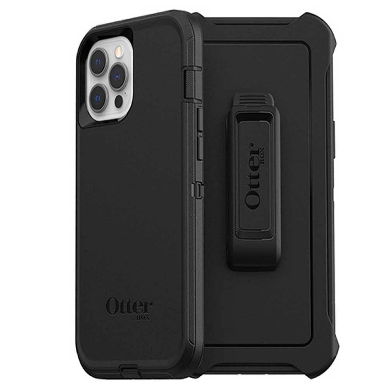 . Funda OTTERBOX Defender para iPhone 12 PRO MAX - Negro 