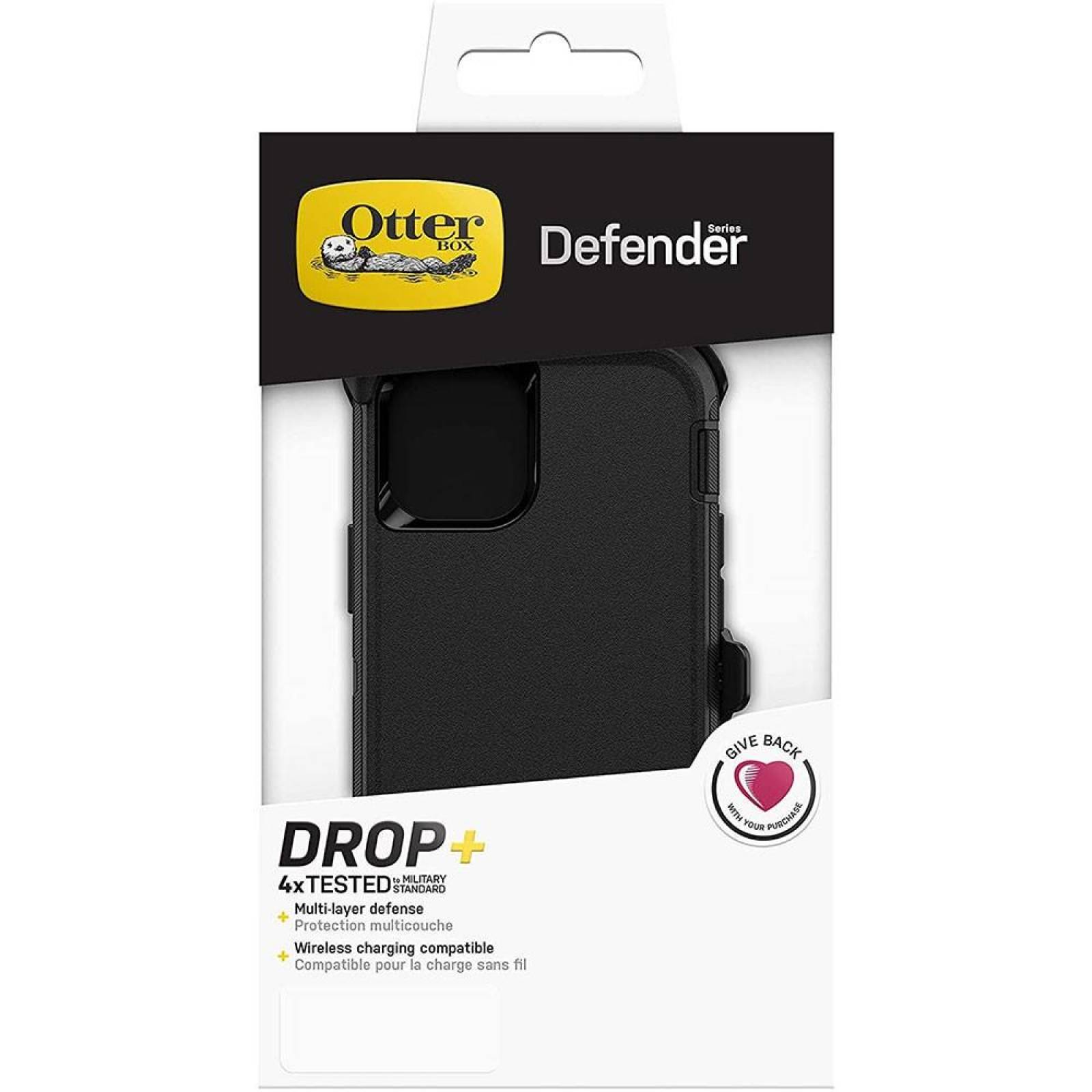 . Funda OTTERBOX Defender para iPhone 12 PRO MAX - Negro 