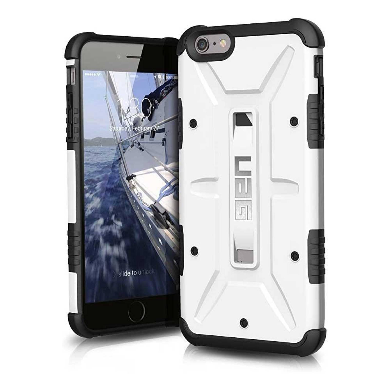 . Funda UAG para iPhone 6 PLUS Blanco Protector de uso Rudo 