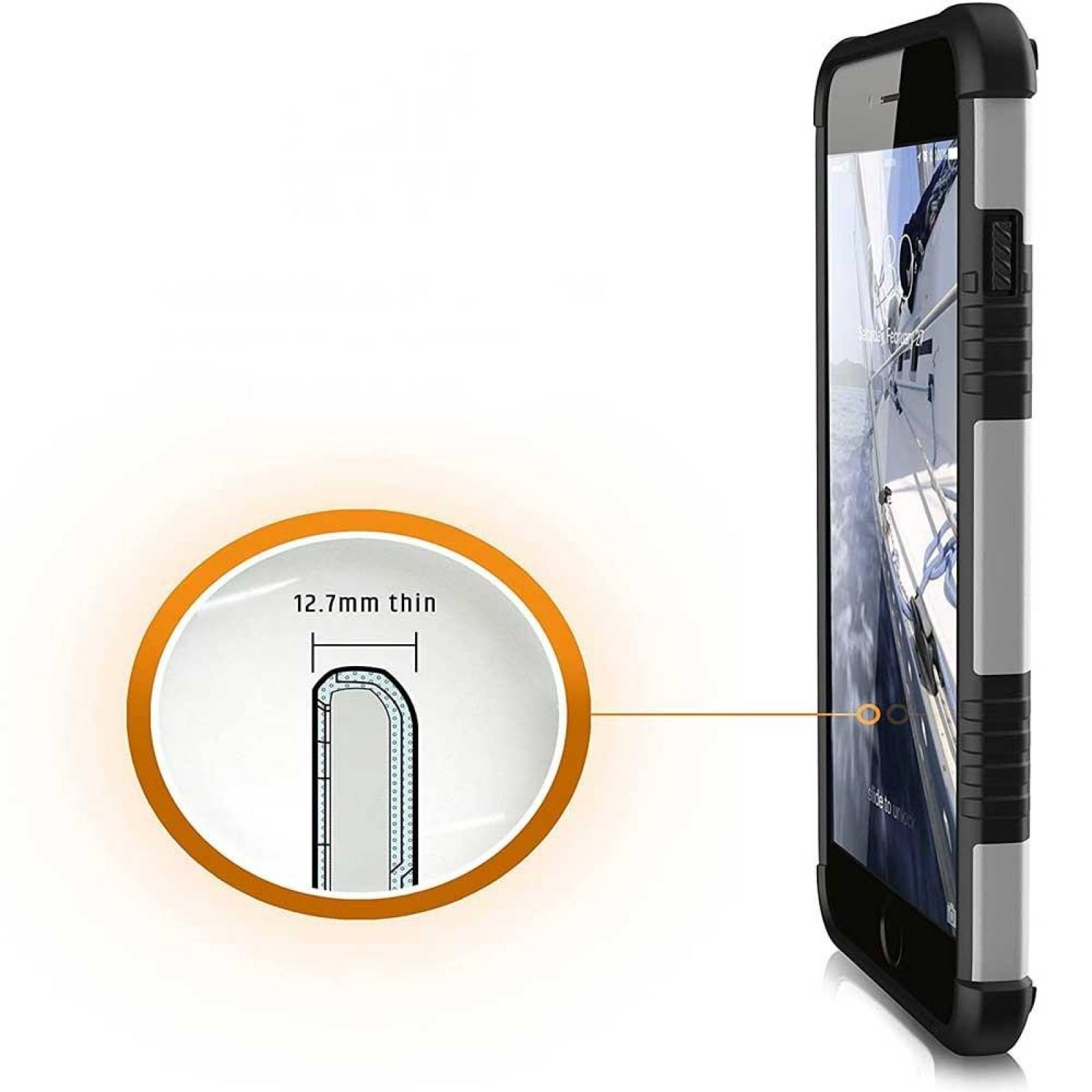 . Funda UAG para iPhone 6 PLUS Blanco Protector de uso Rudo 