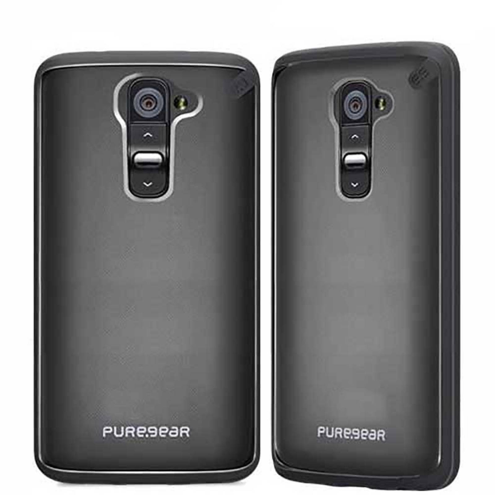 . Funda Puregear Slimshell para LG G2 Transp Obscuro Borde Obscuro