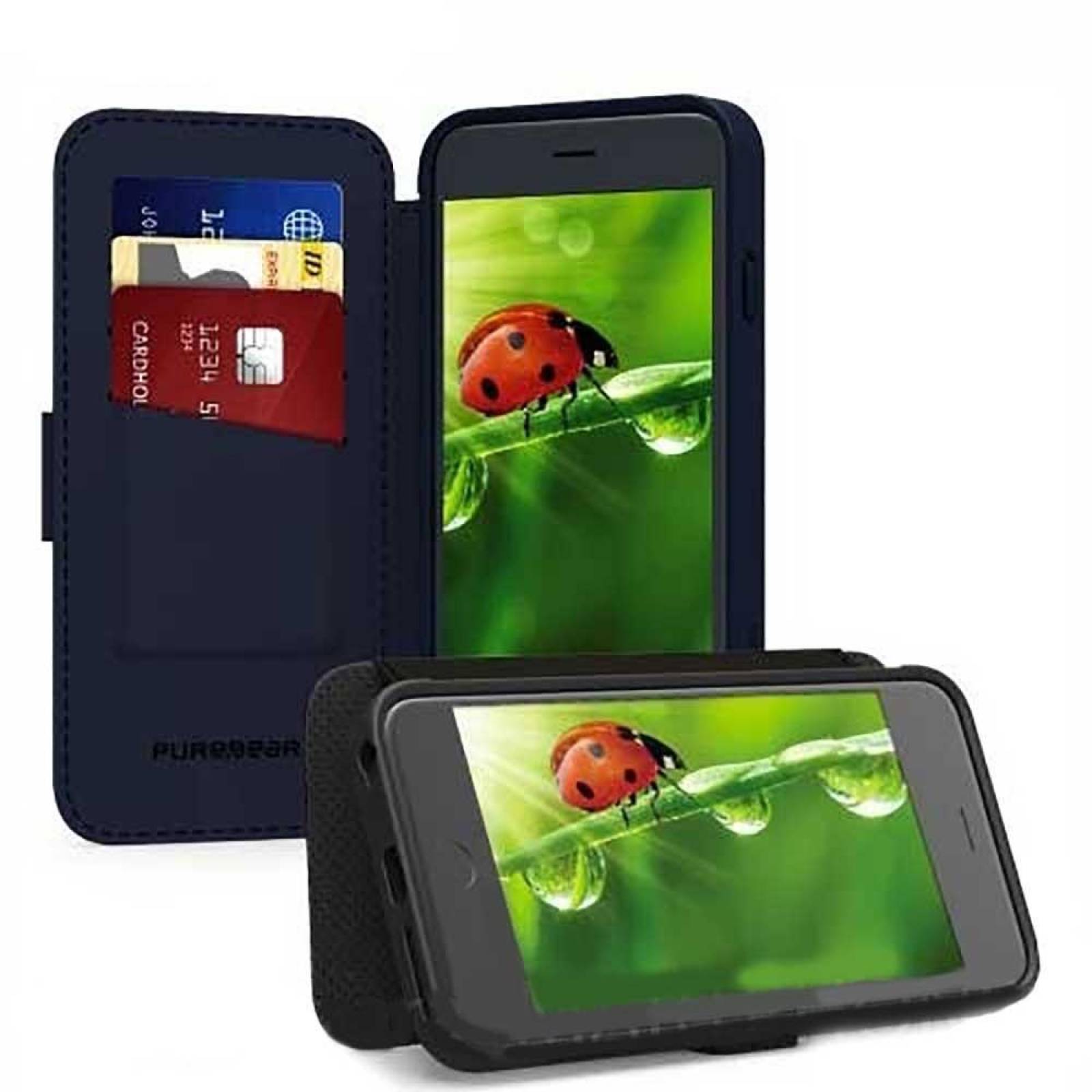 . Funda PUREGEAR Folio Case para iPhone 6 y 6s Negro