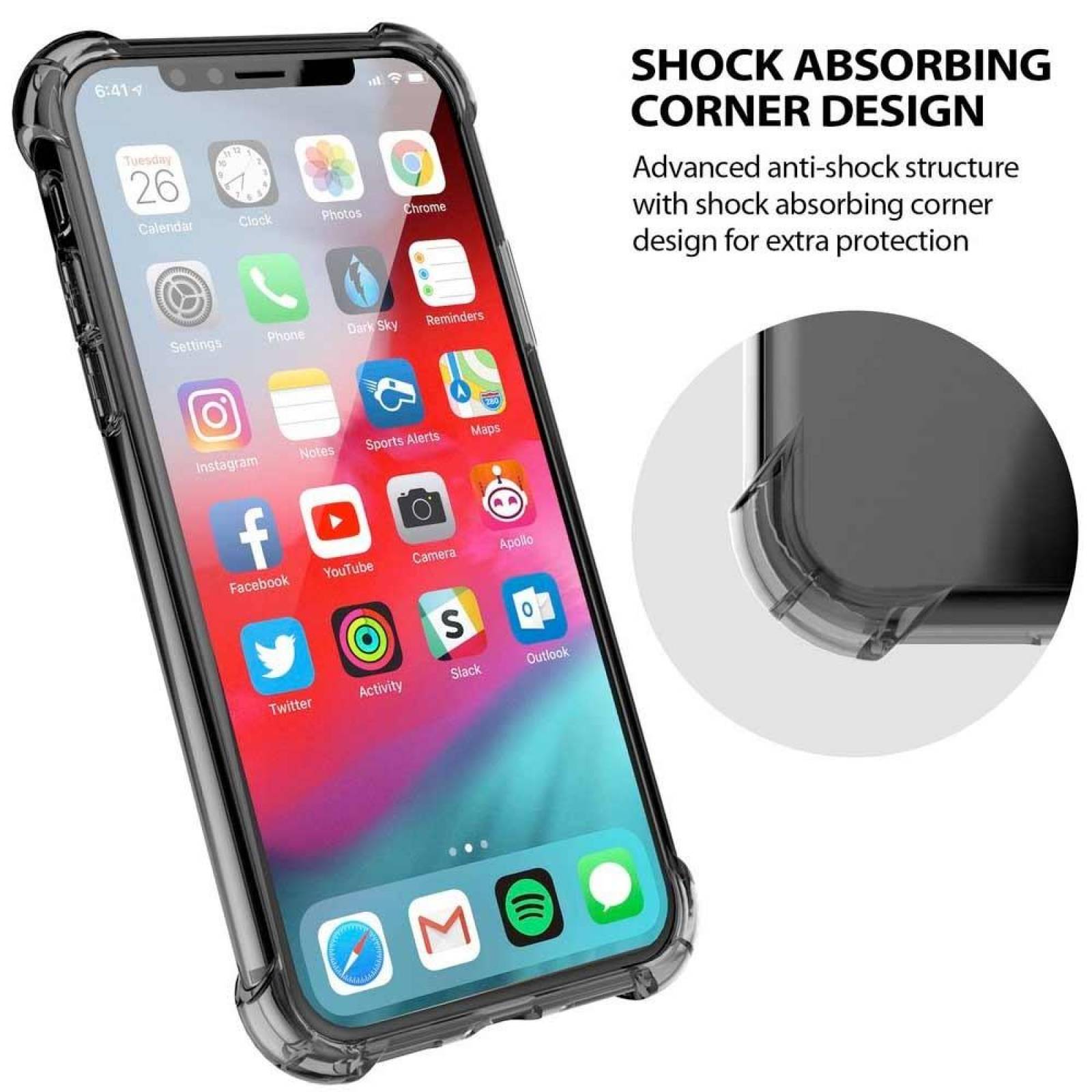 Funda ILUV Gelato para iPhone XS MAX TPU Humo Translucido 