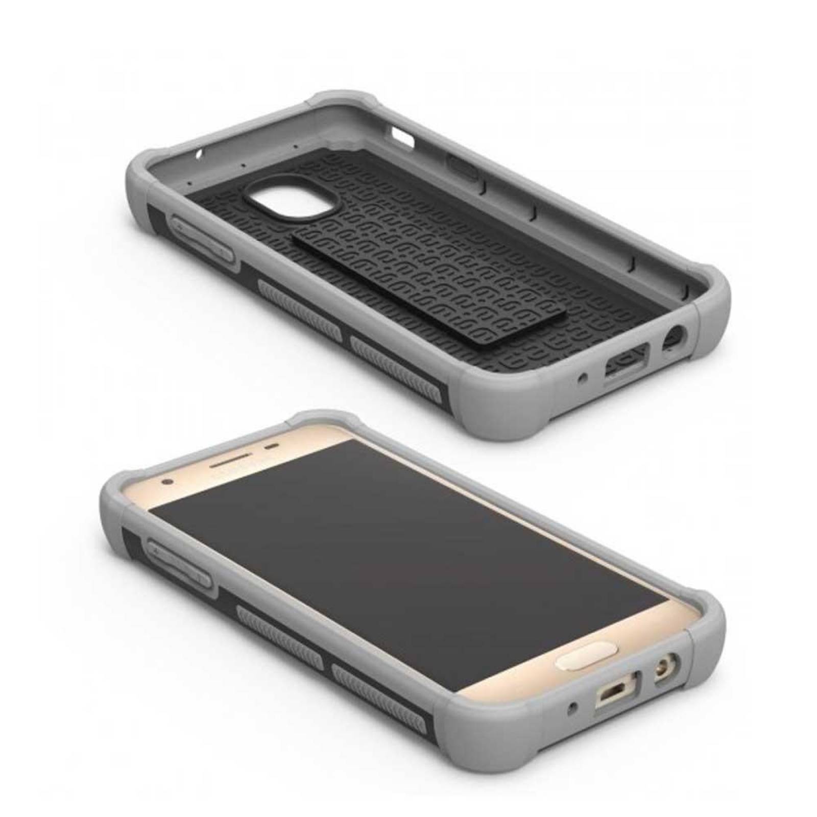 Funda PUREGEAR Dualtek para Samsung J3 2018 Negra Uso Rudo