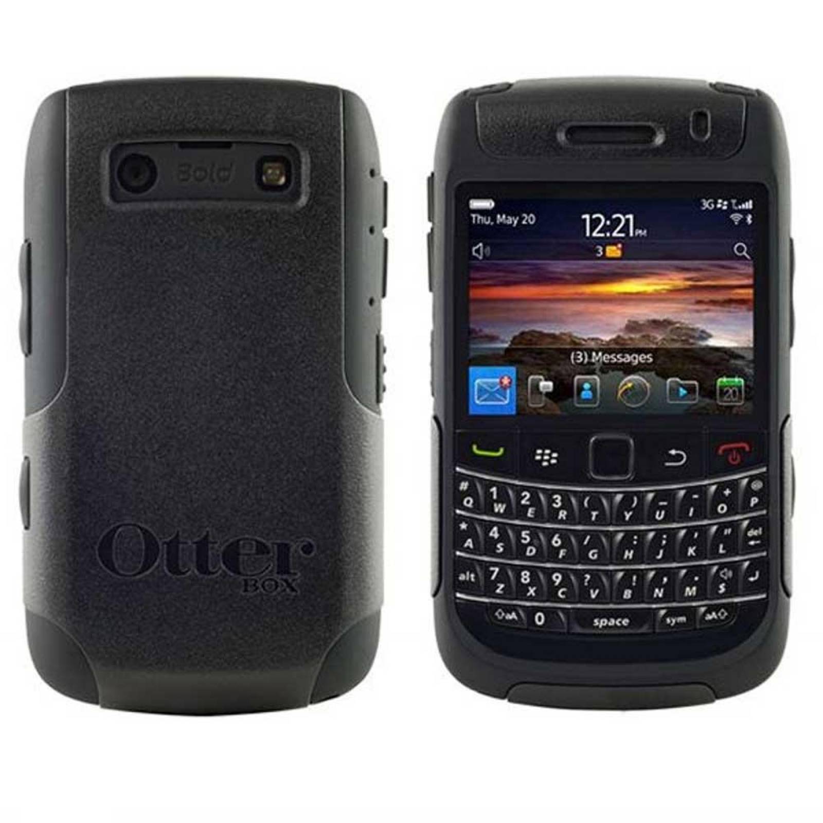 . Funda OTTERBOX Commuter para Blackberry 9700 Bold 2 Negra 