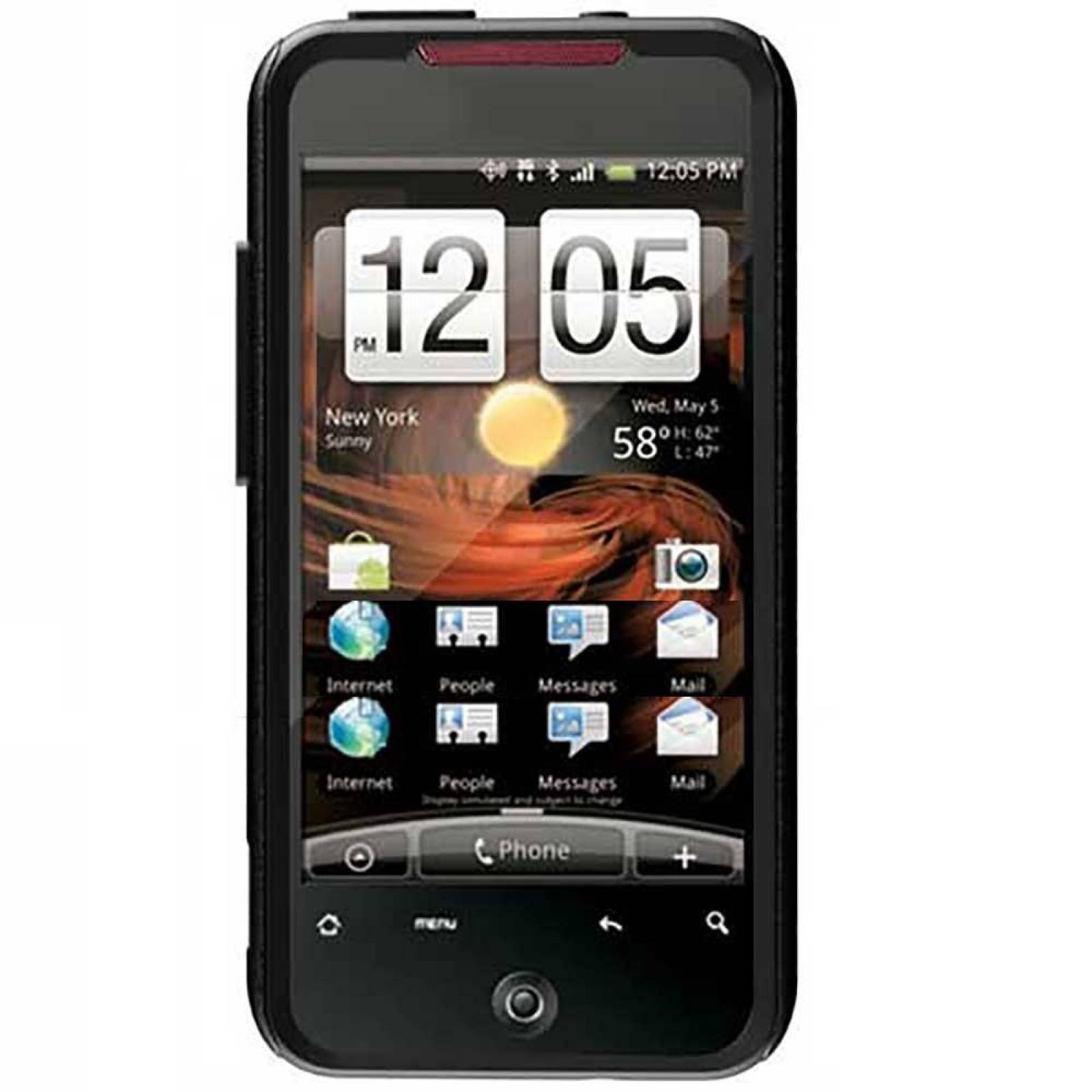 . Funda OTTERBOX Commuter para HTC Droid Incredible Negra