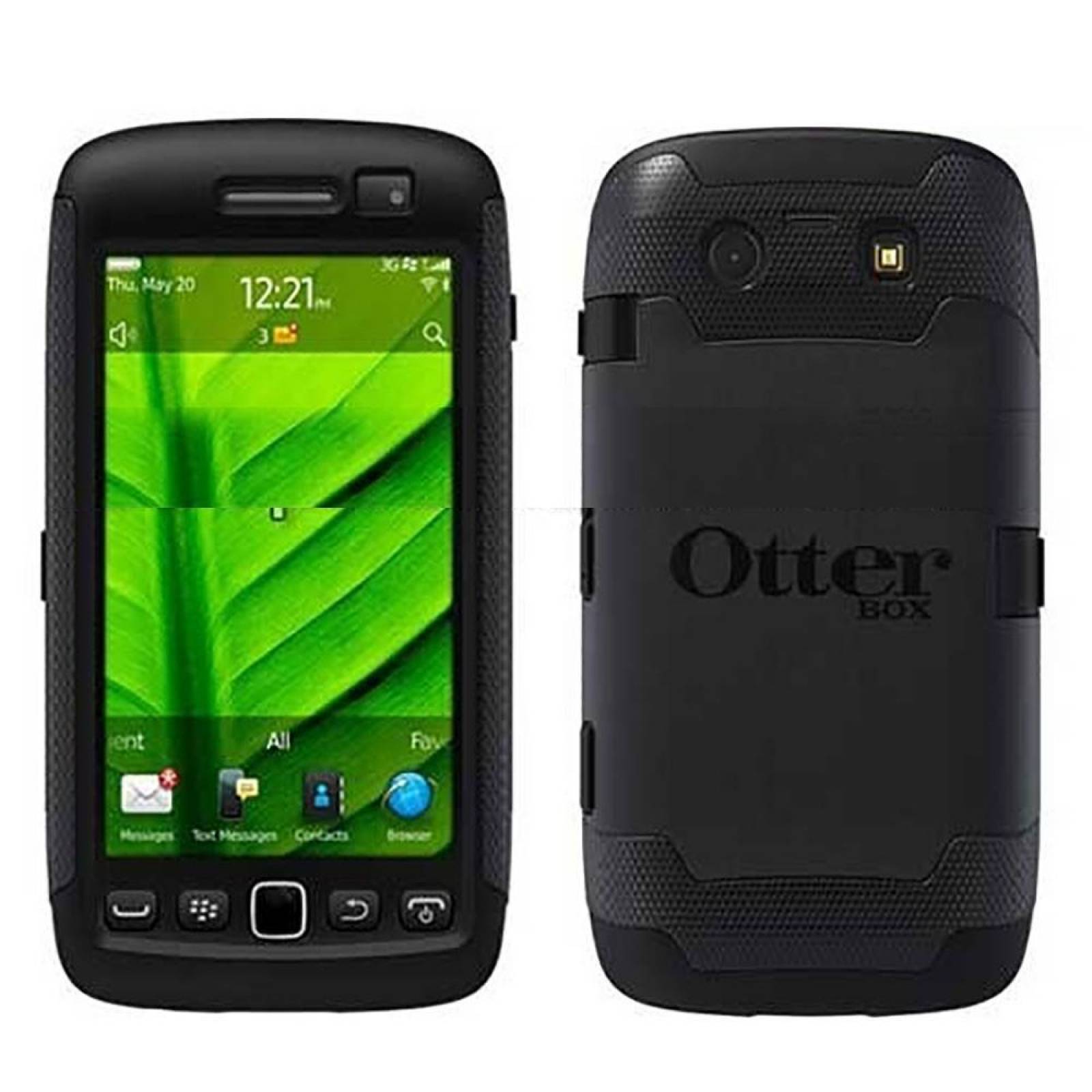 . Funda OTTERBOX Commuter para Blackberry 9850 9860 Negra 