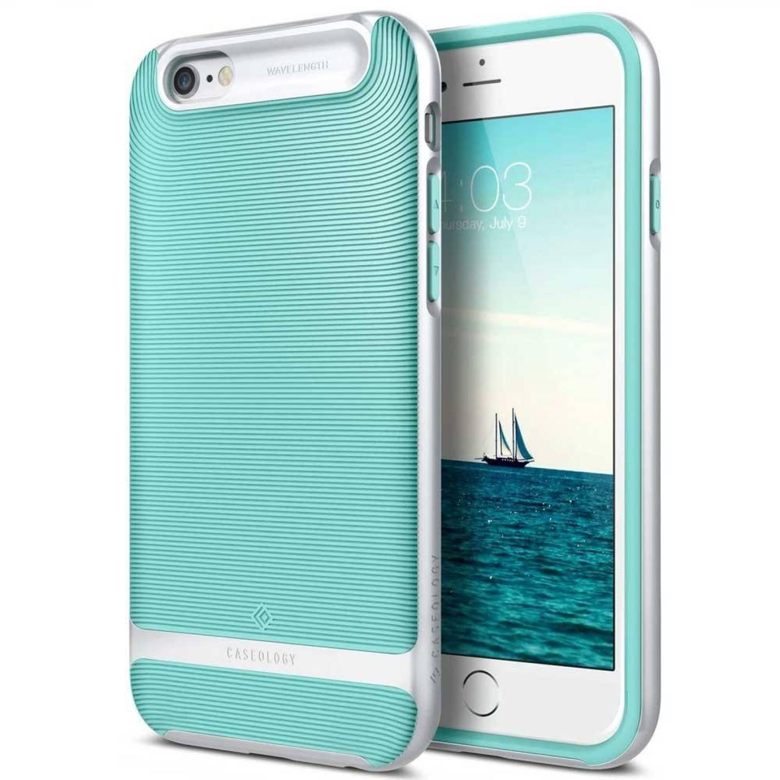. Funda CASEOLOGY Wavelength Menta para iPhone 6 y 6s