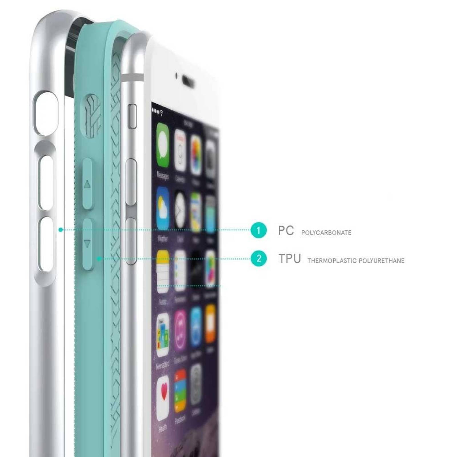 . Funda CASEOLOGY Wavelength Menta para iPhone 6 y 6s