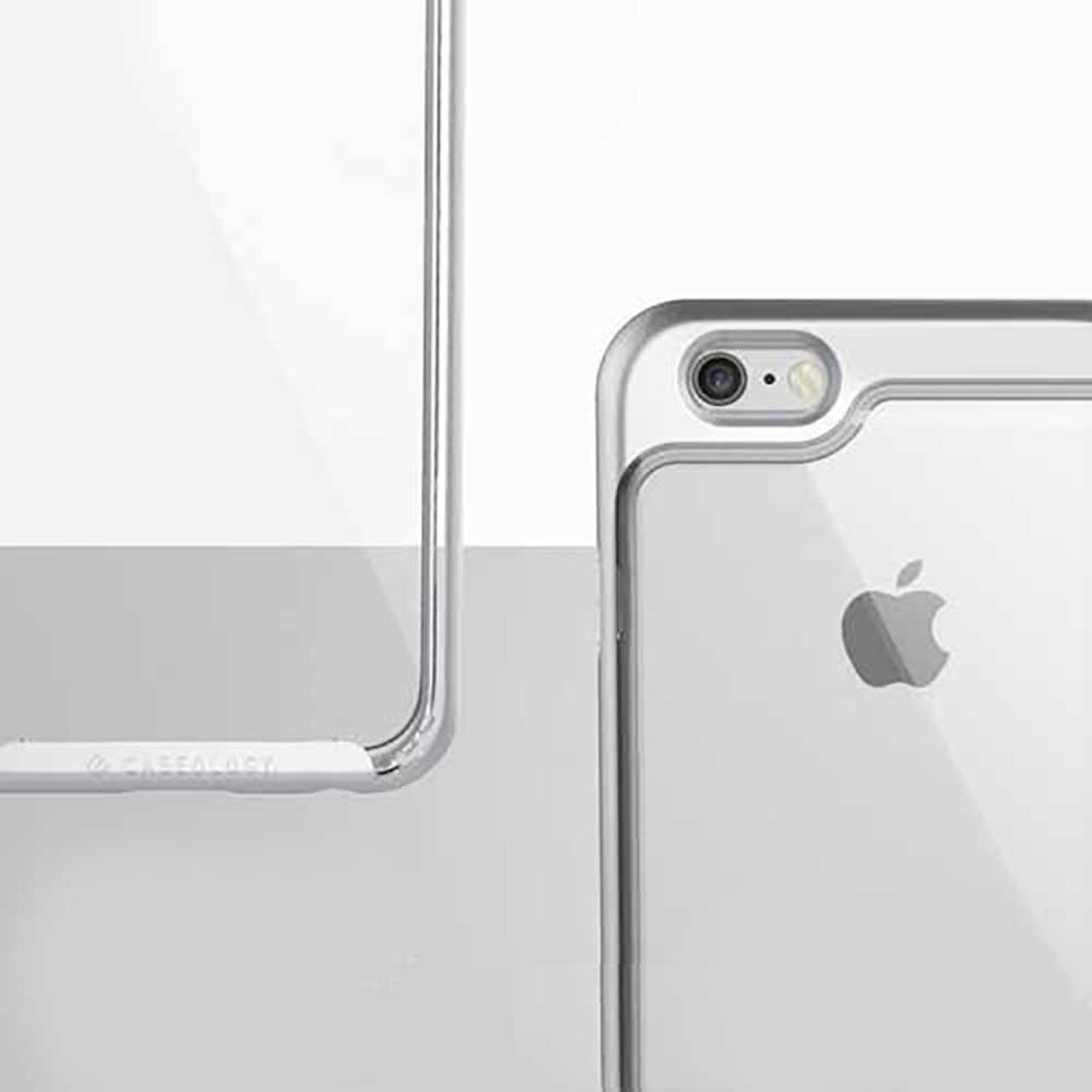 . Funda CASEOLOGY Skyfall Plata para iPhone 6 Transparente 